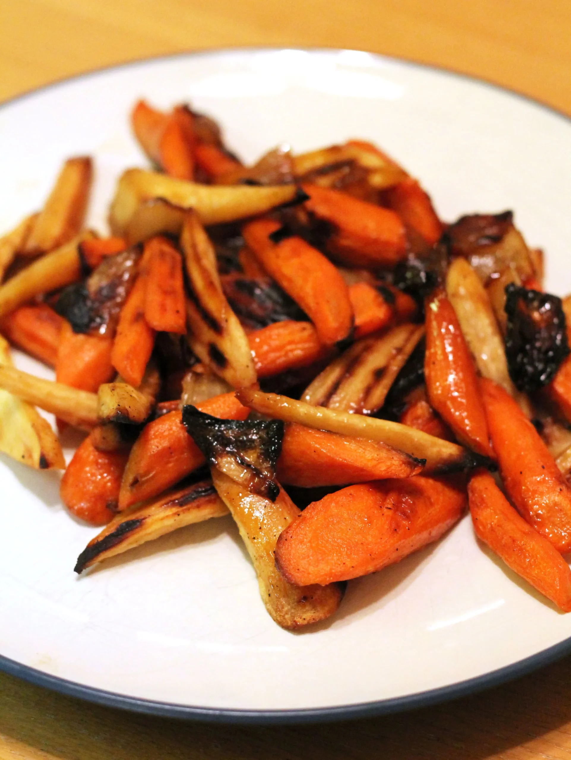 Roasted Roots with Cider Glaze