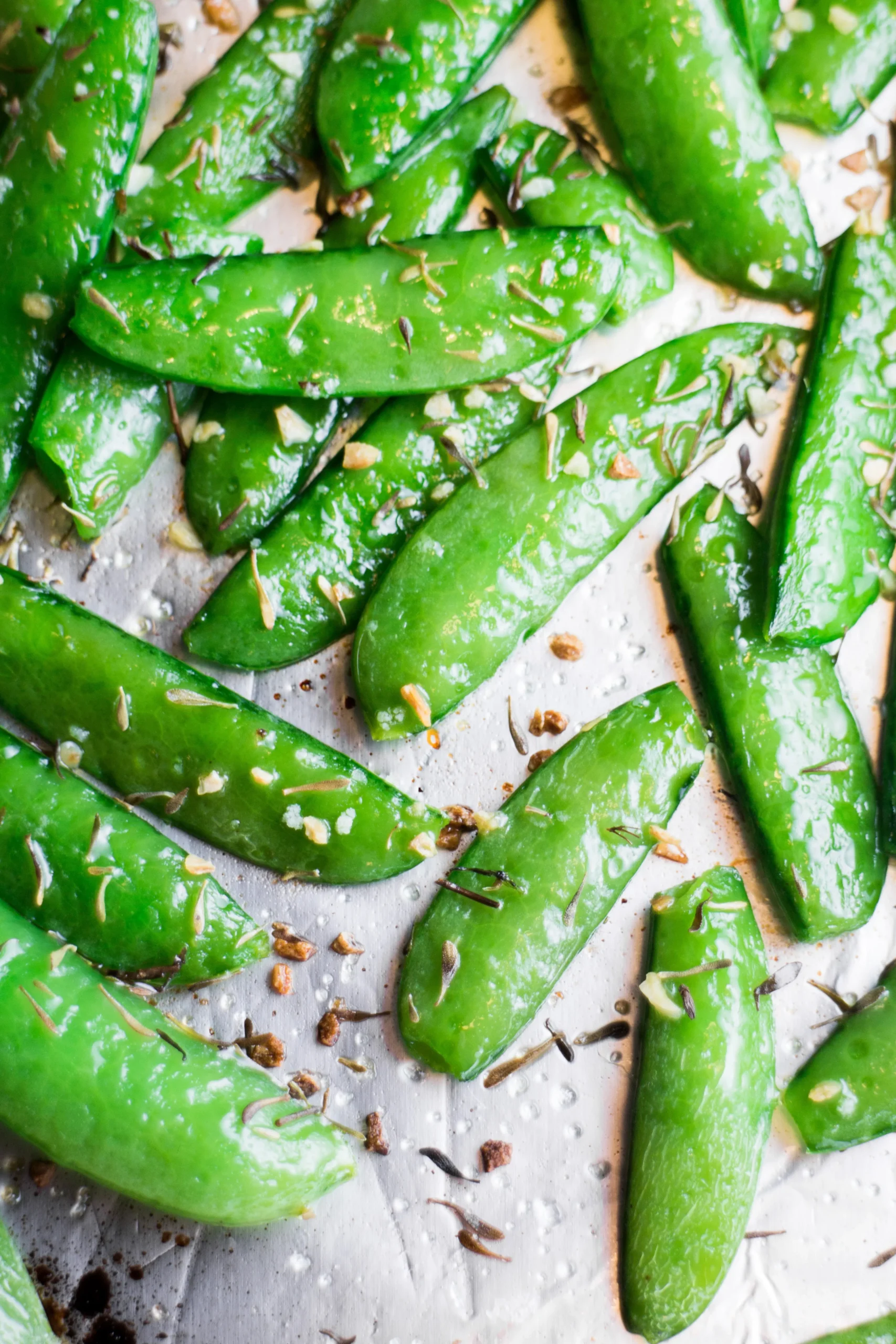 Roasted Sugar Snap Peas
