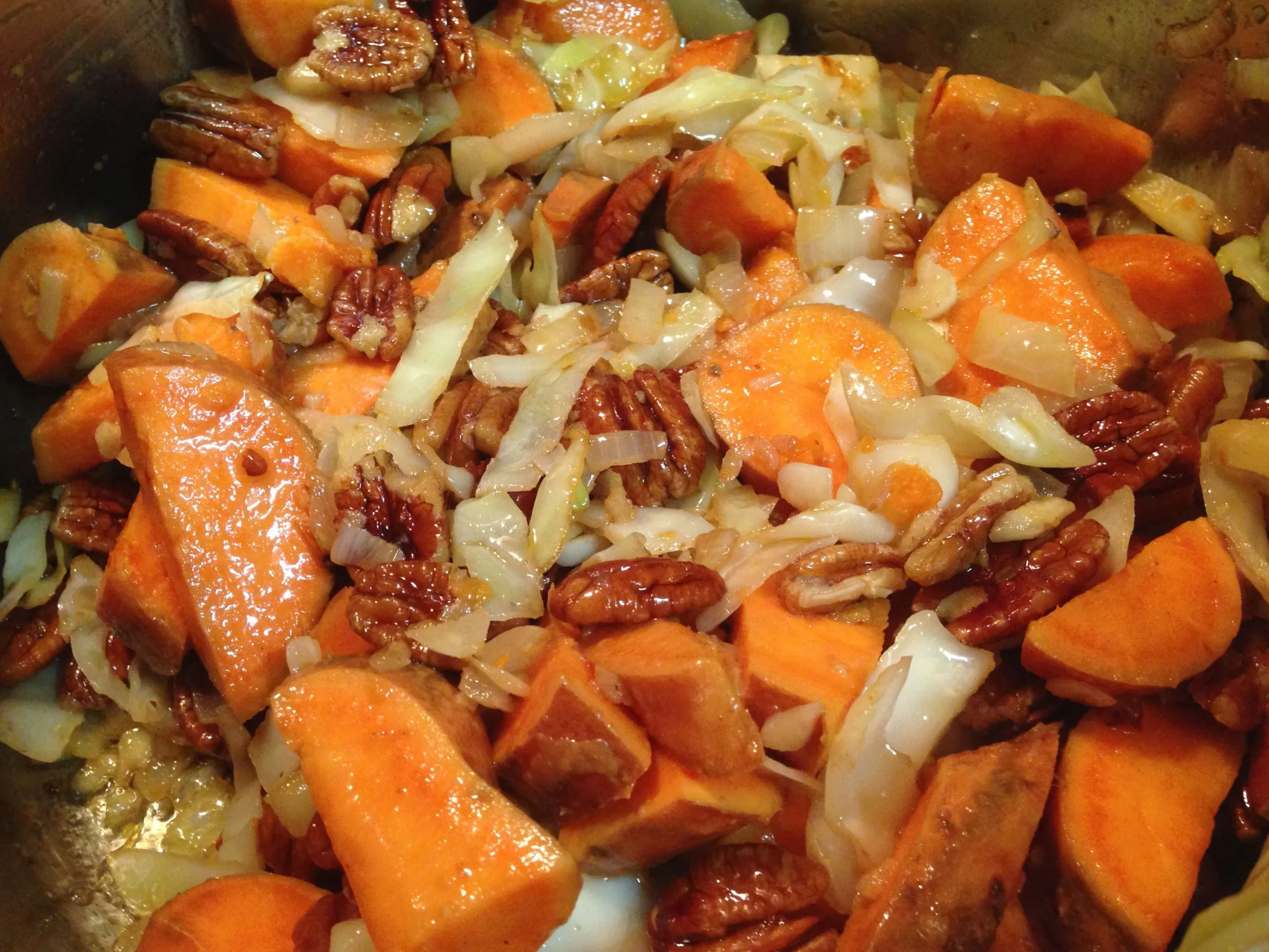 Roasted Sweet Onions with Pecans