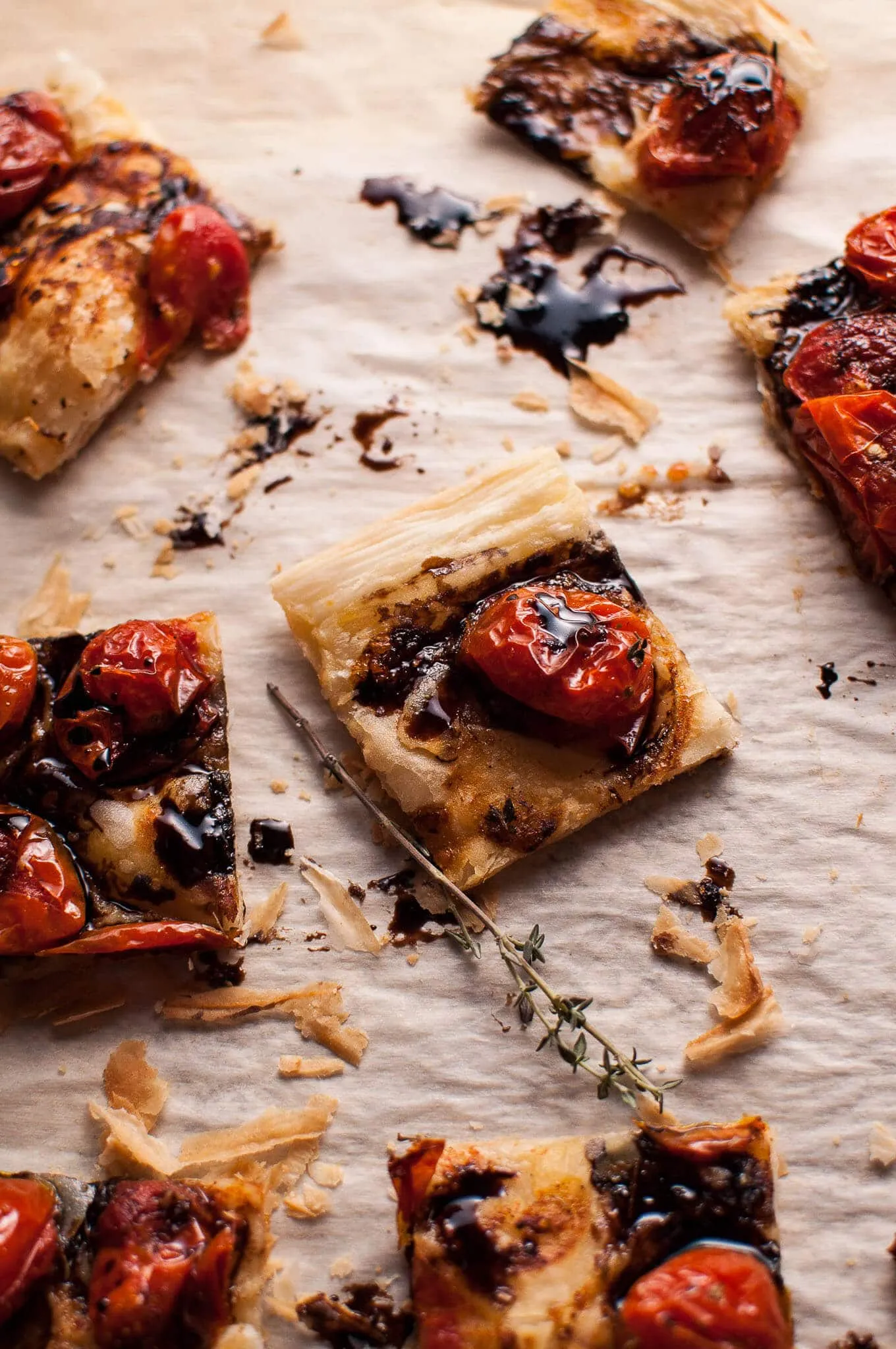 Roasted Tomato Puff Pastry Appetizer