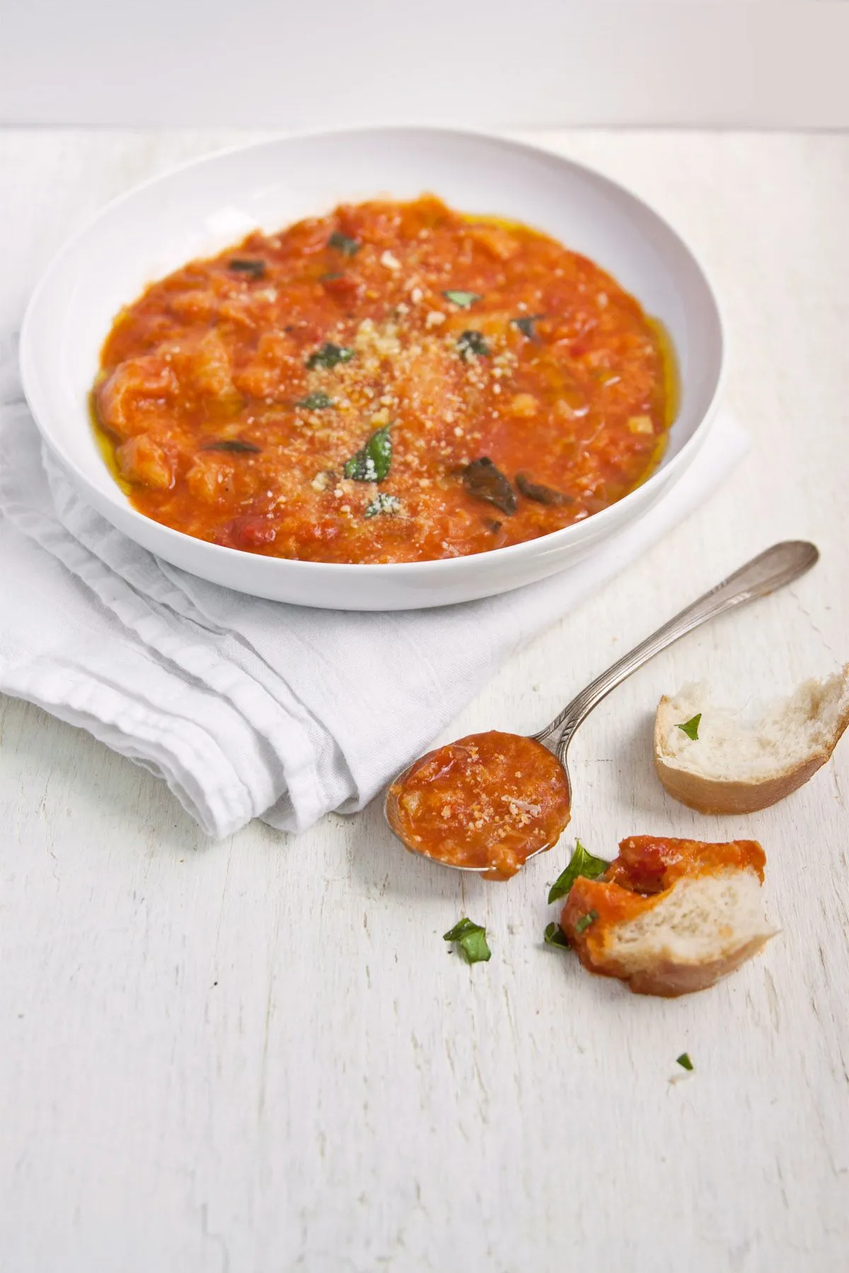 Roasted Tomato Soup Thickened with Bread Pappa al Pomodoro