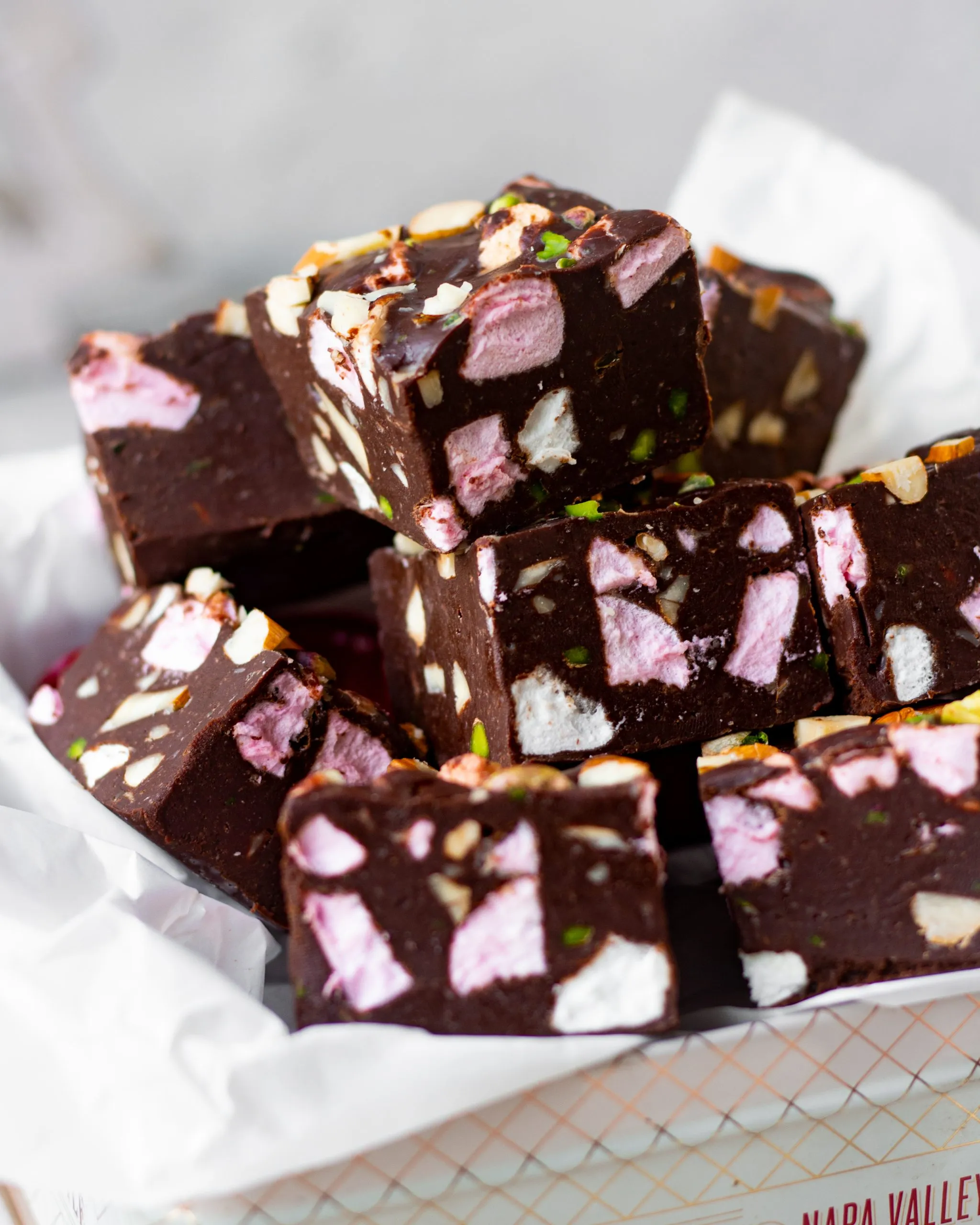 Rocky Road Semi Dark Fudge