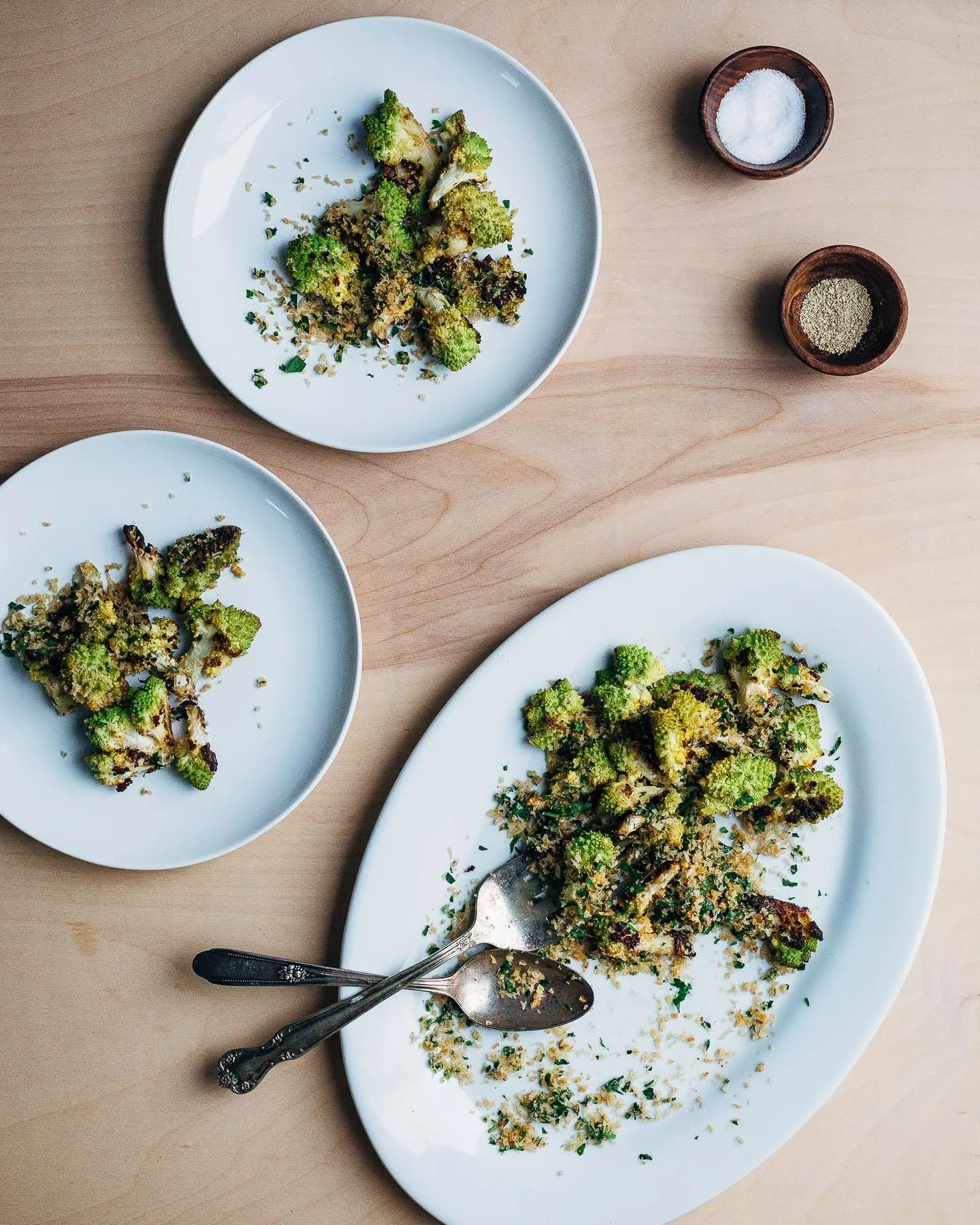 Romanesco with Brown Butter Toasted Panko