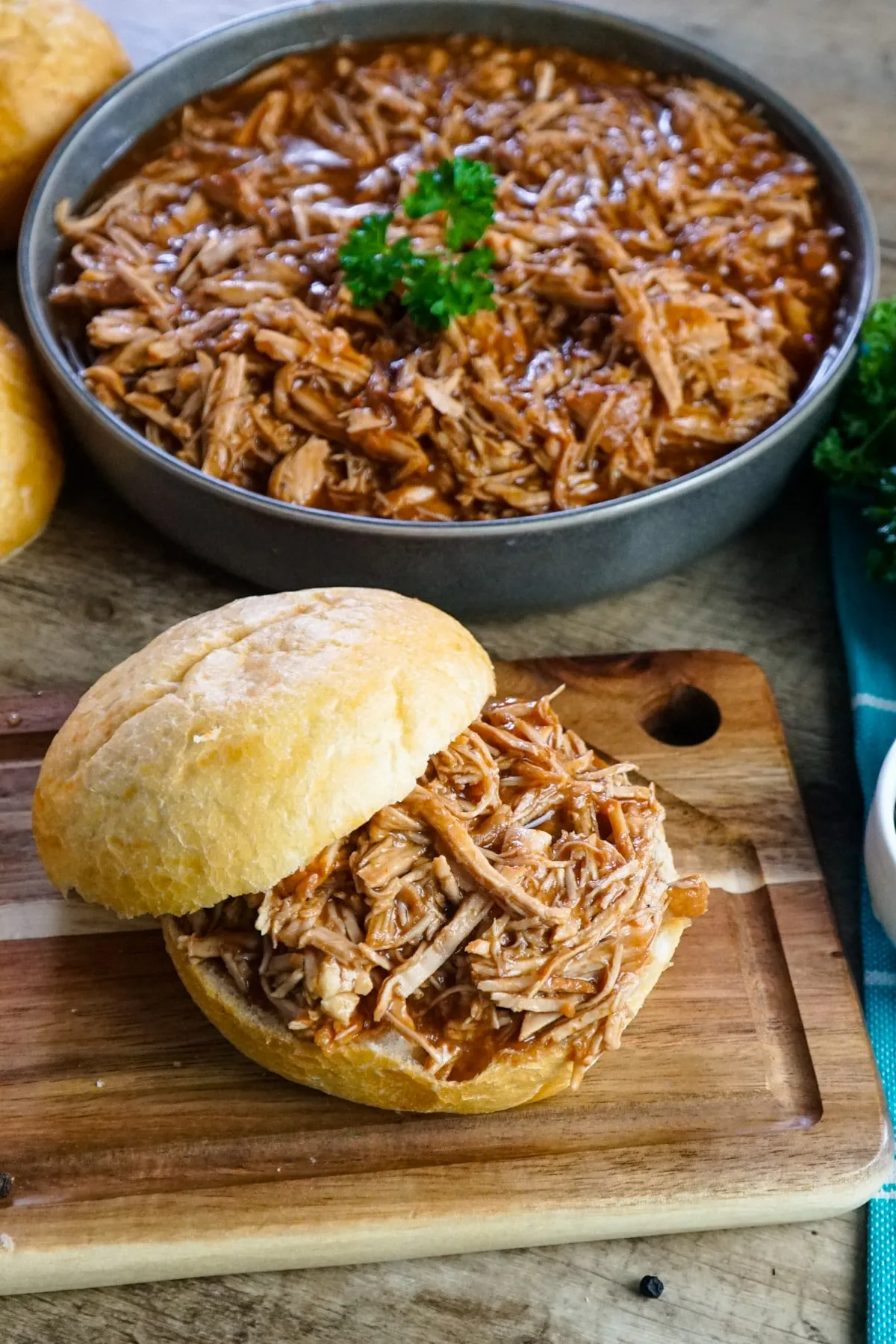 Root Beer Pulled Pork in Instant Pot