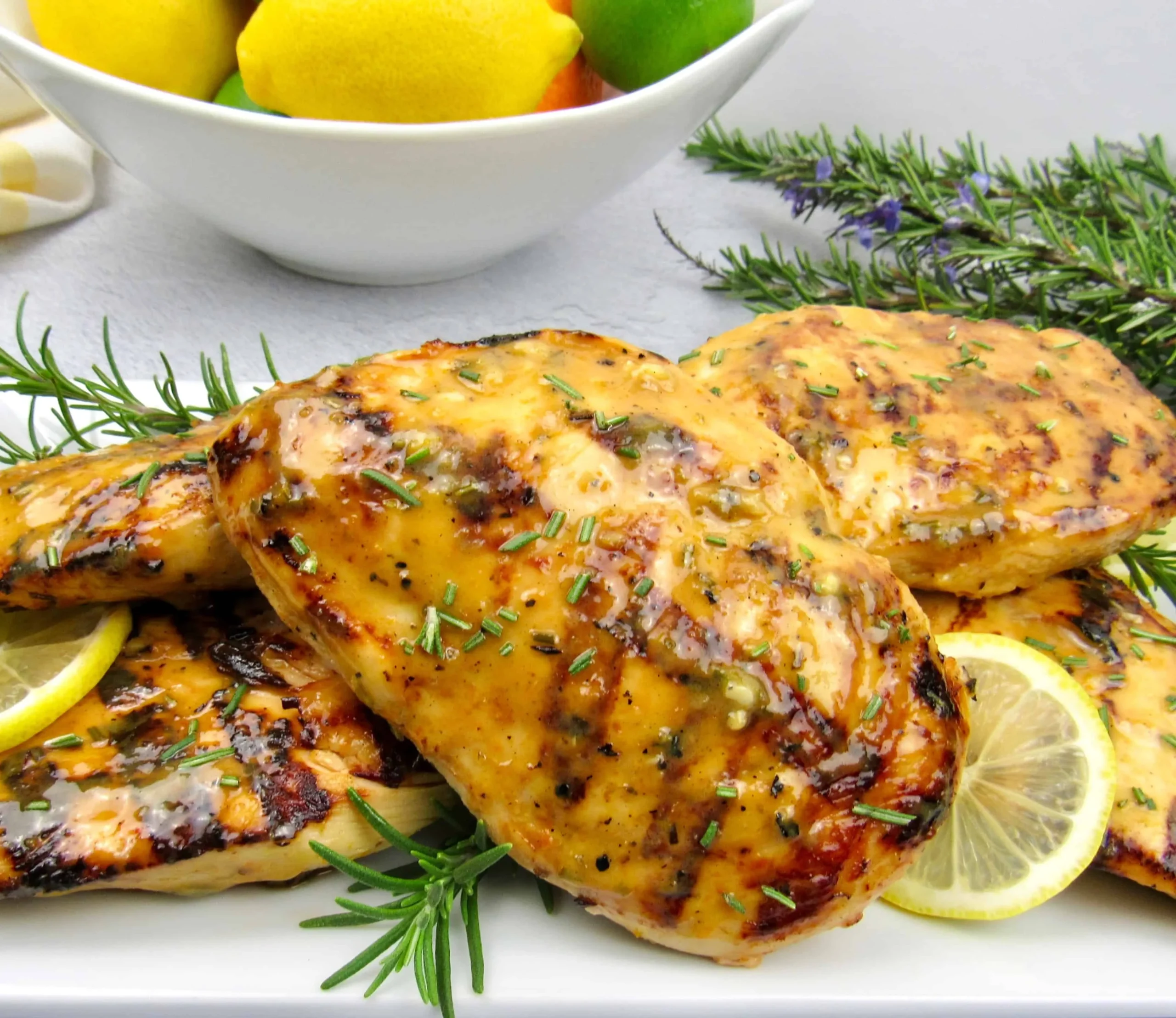 Rosemary Chicken with Tangerine Pepper Jelly Glaze