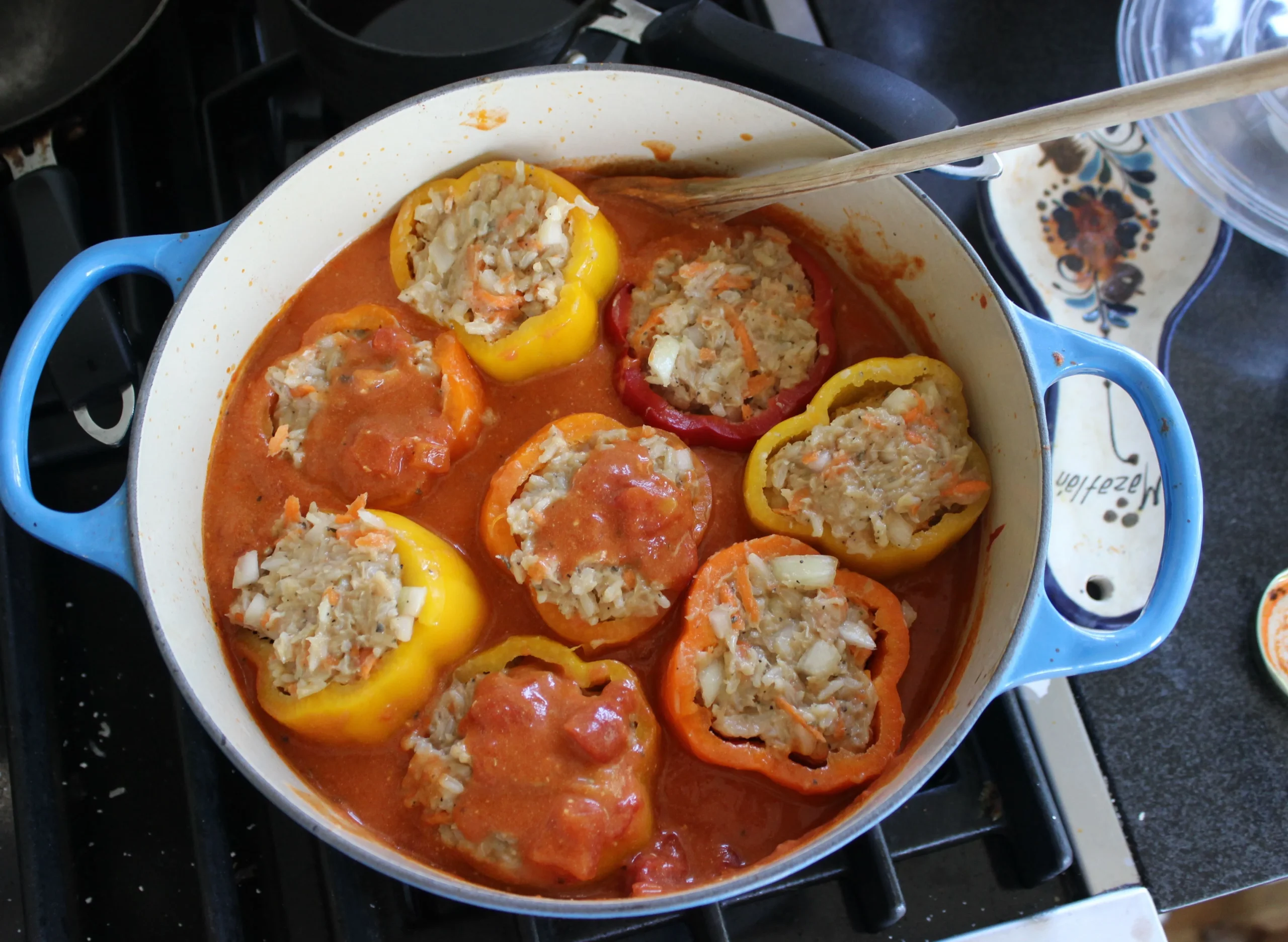 Russian Stuffed Bell Peppers