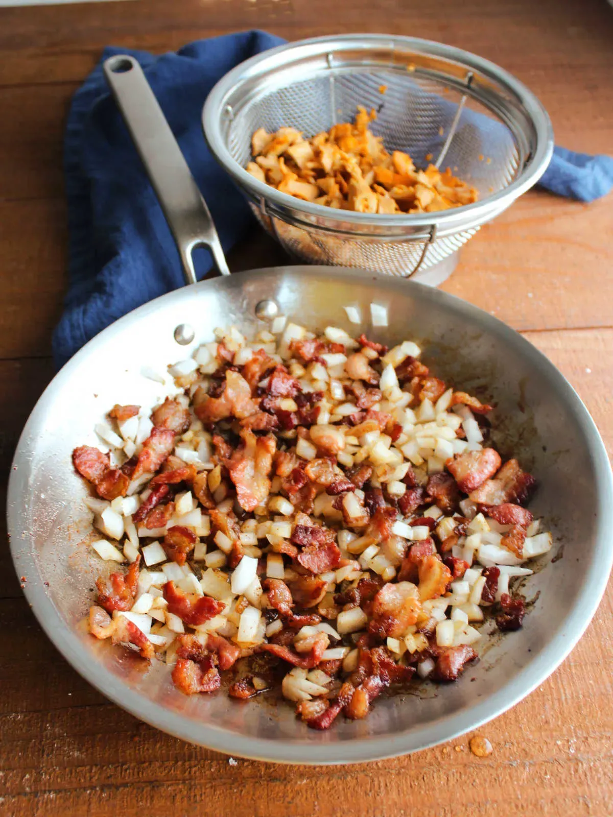 Russian Style Chanterelles Over Eggs