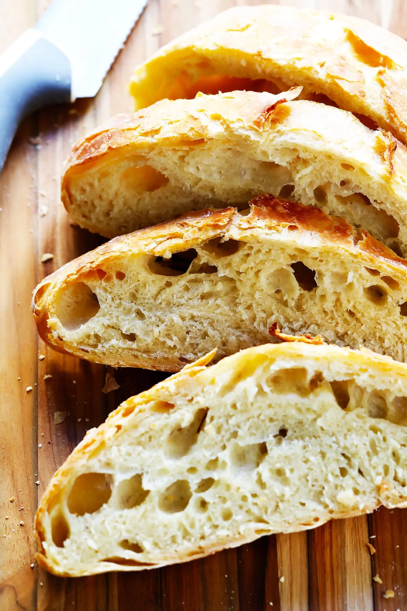 Rustic No Knead Bread