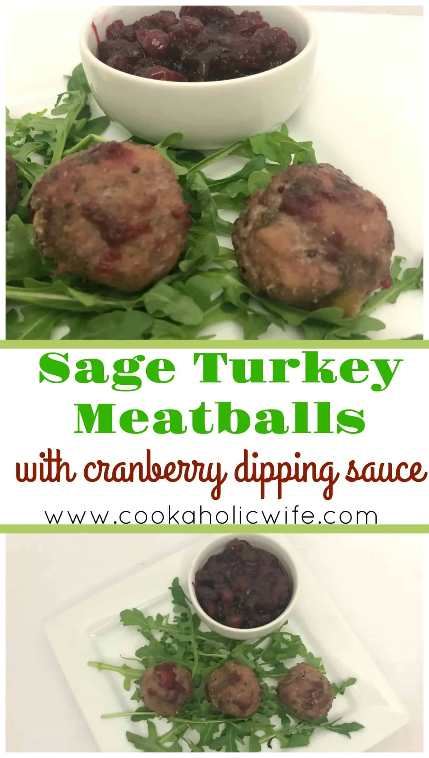 Sage and Cranberry Turkey Meatballs