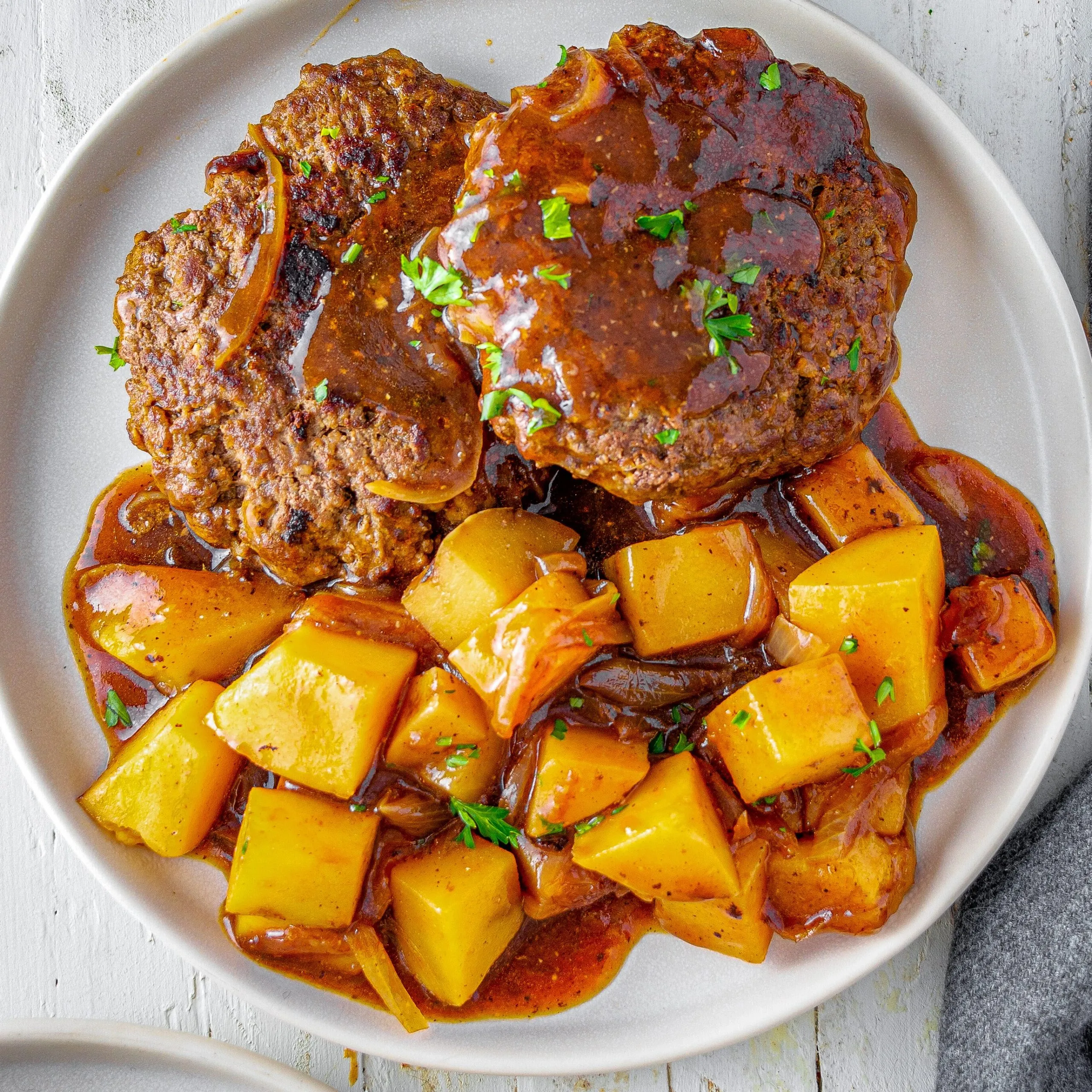 Salisbury Steak and Potato Skillet