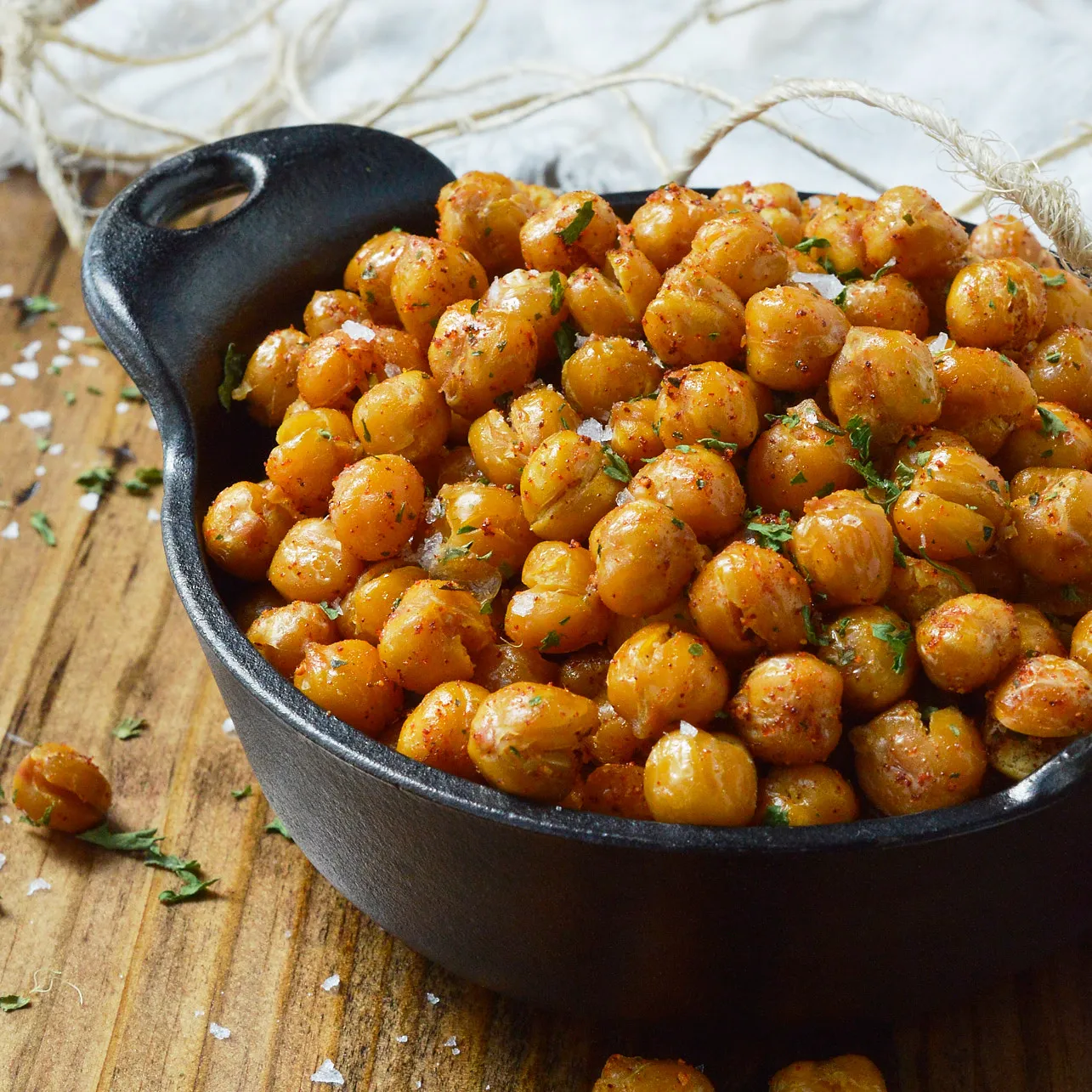 Salty Roasted Chickpeas