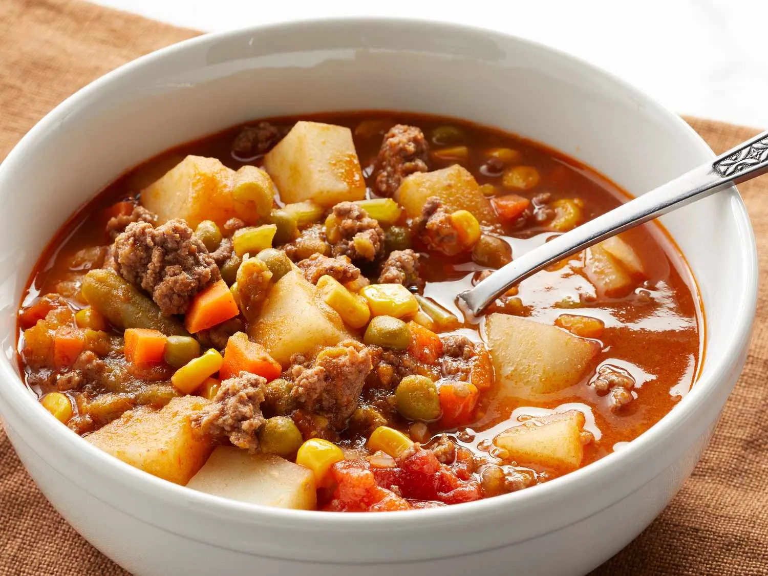 Sara's Ground Beef Vegetable Soup