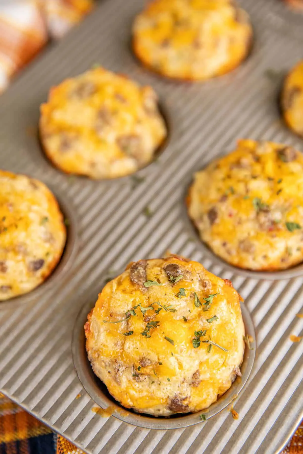 Sausage Egg Cheese Hash Brown Muffins