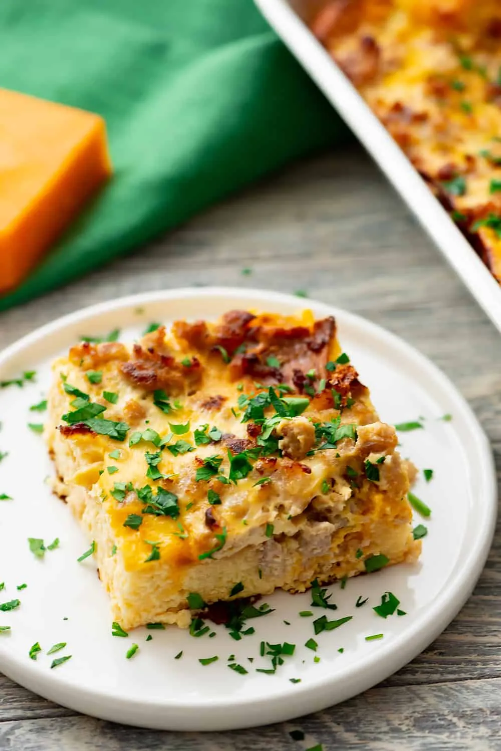 Sausage Egg and Cheese Casserole