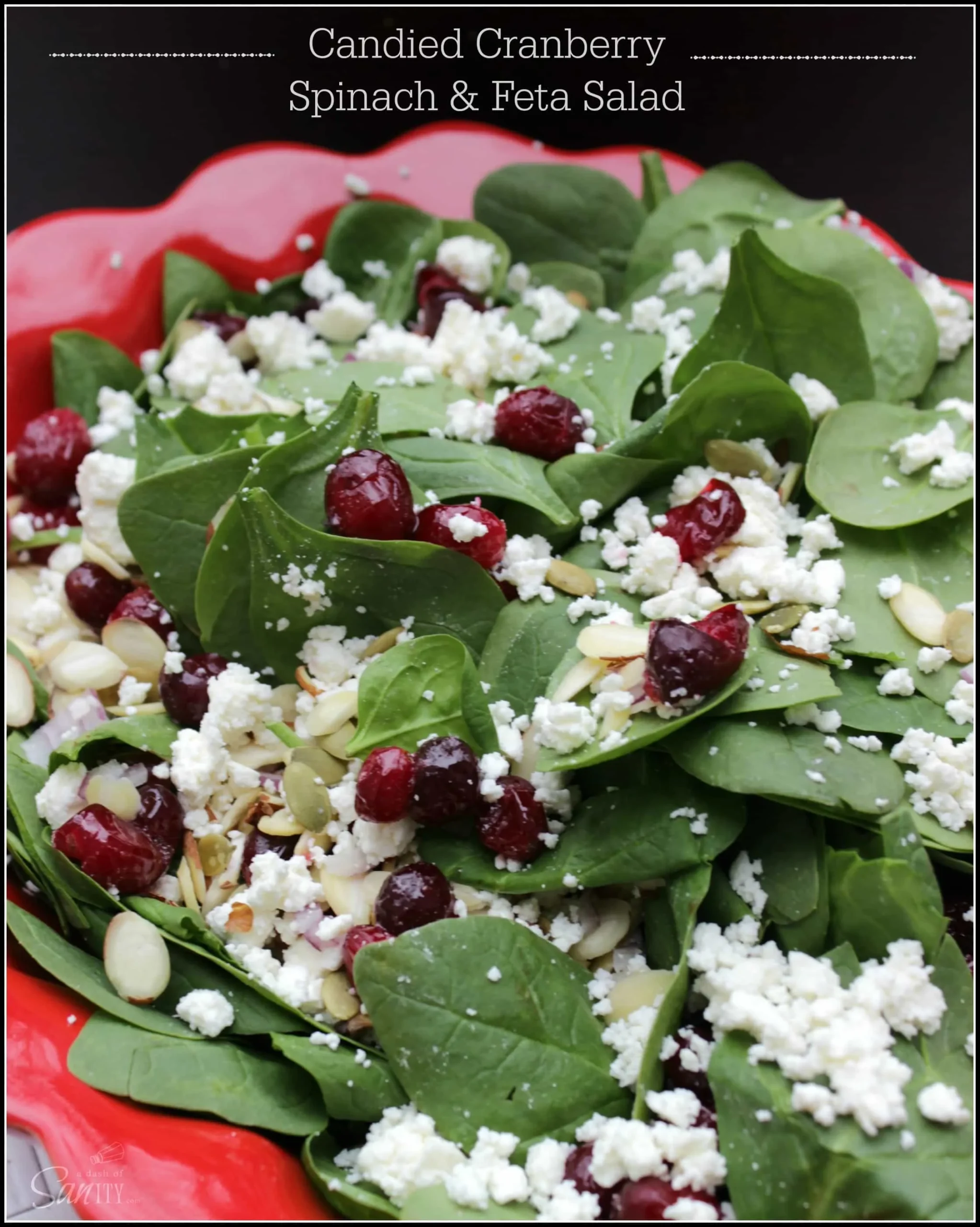 Sauteed Spinach with Cranberries