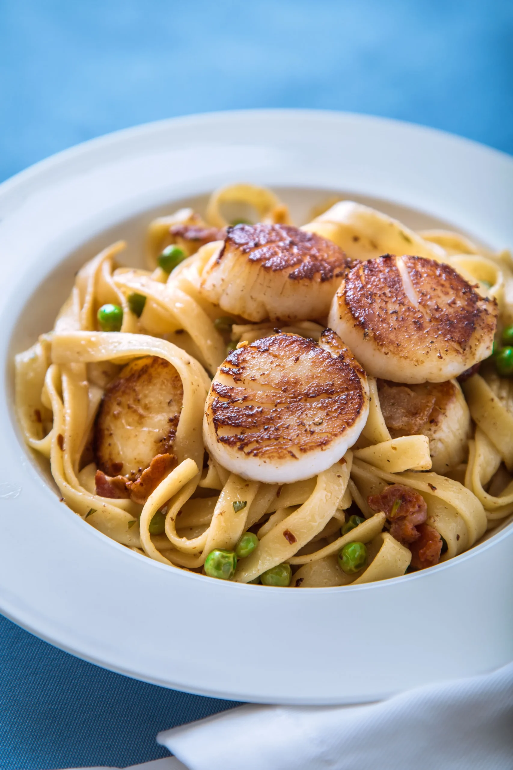 Scallop and Bacon Pasta