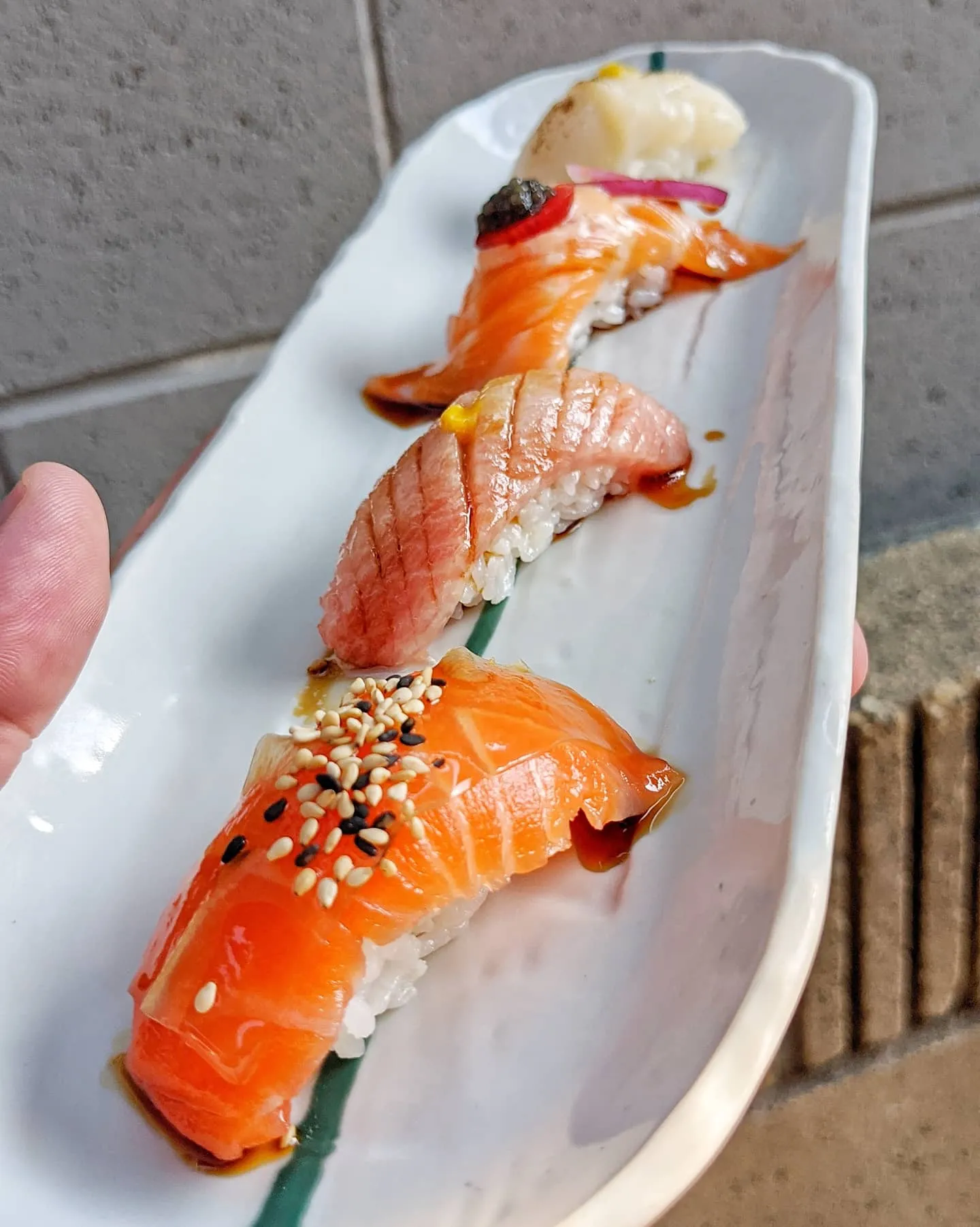 Scalloped Salmon or Trout