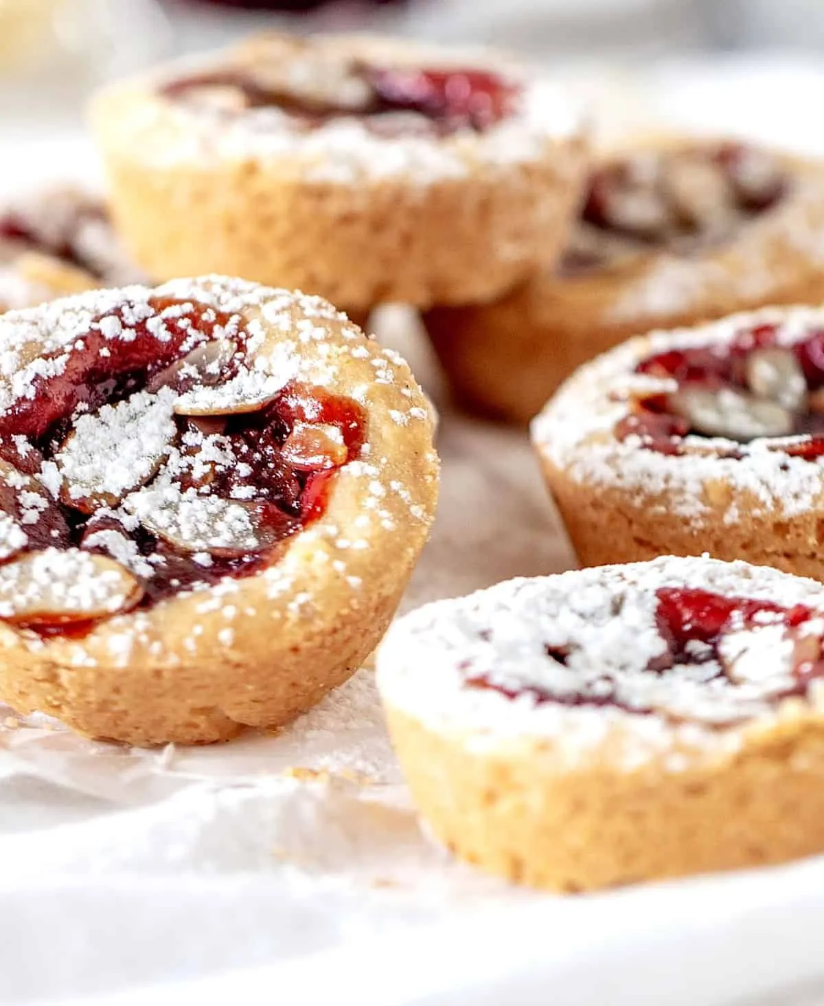 Scandinavian Raspberry Jam Cakes