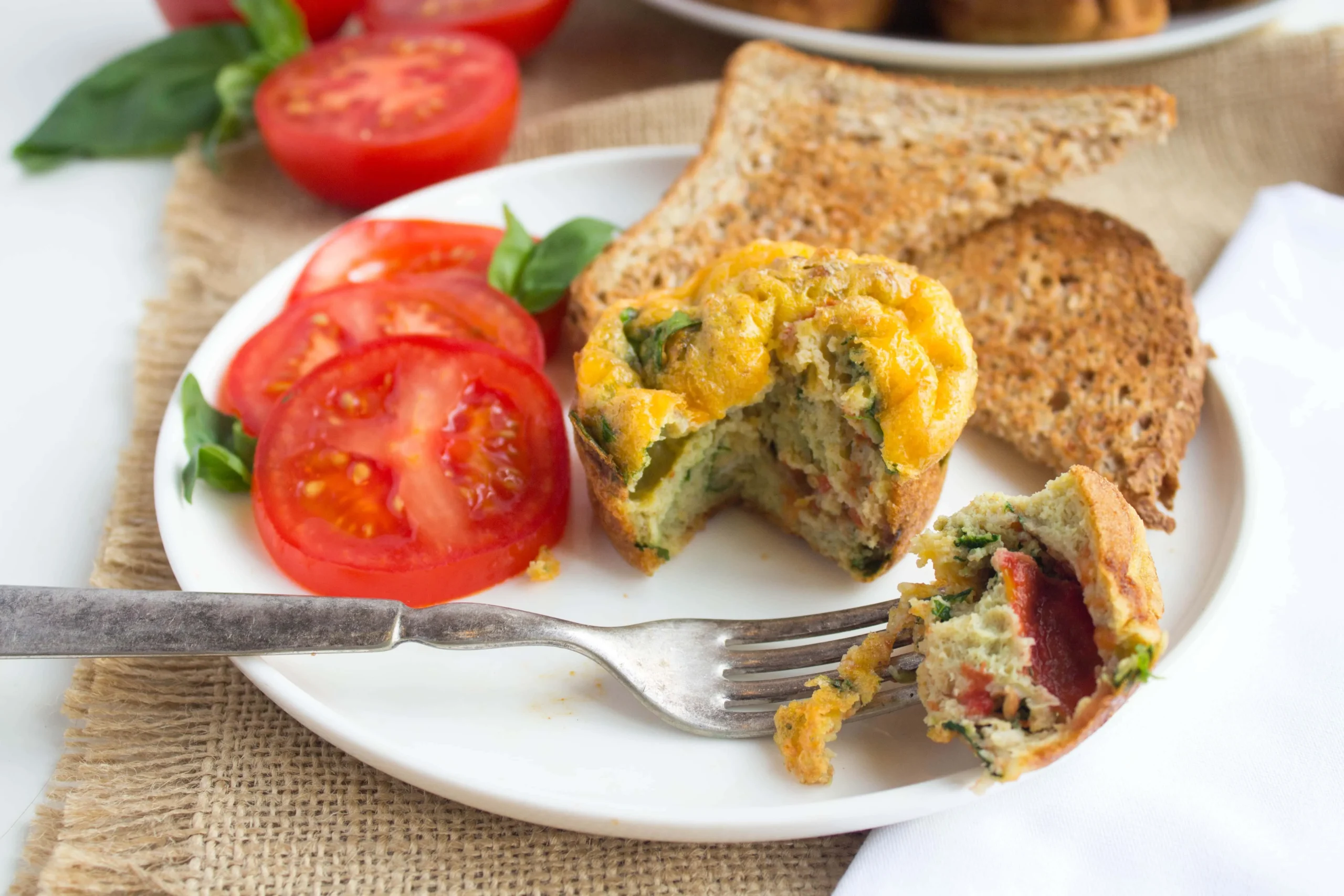 Scrambled Egg Breakfast Muffins