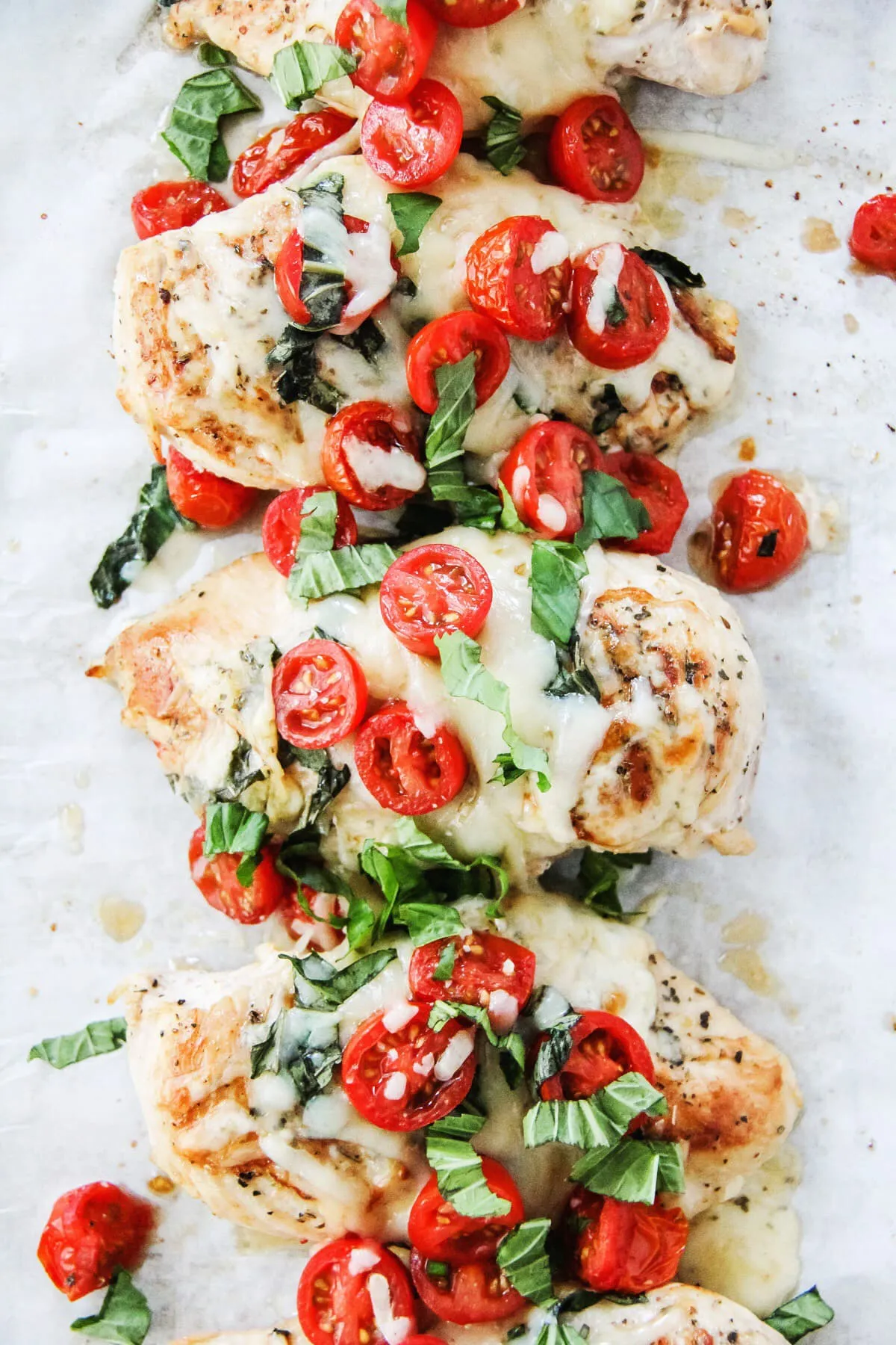 Sheet Pan Bruschetta Chicken