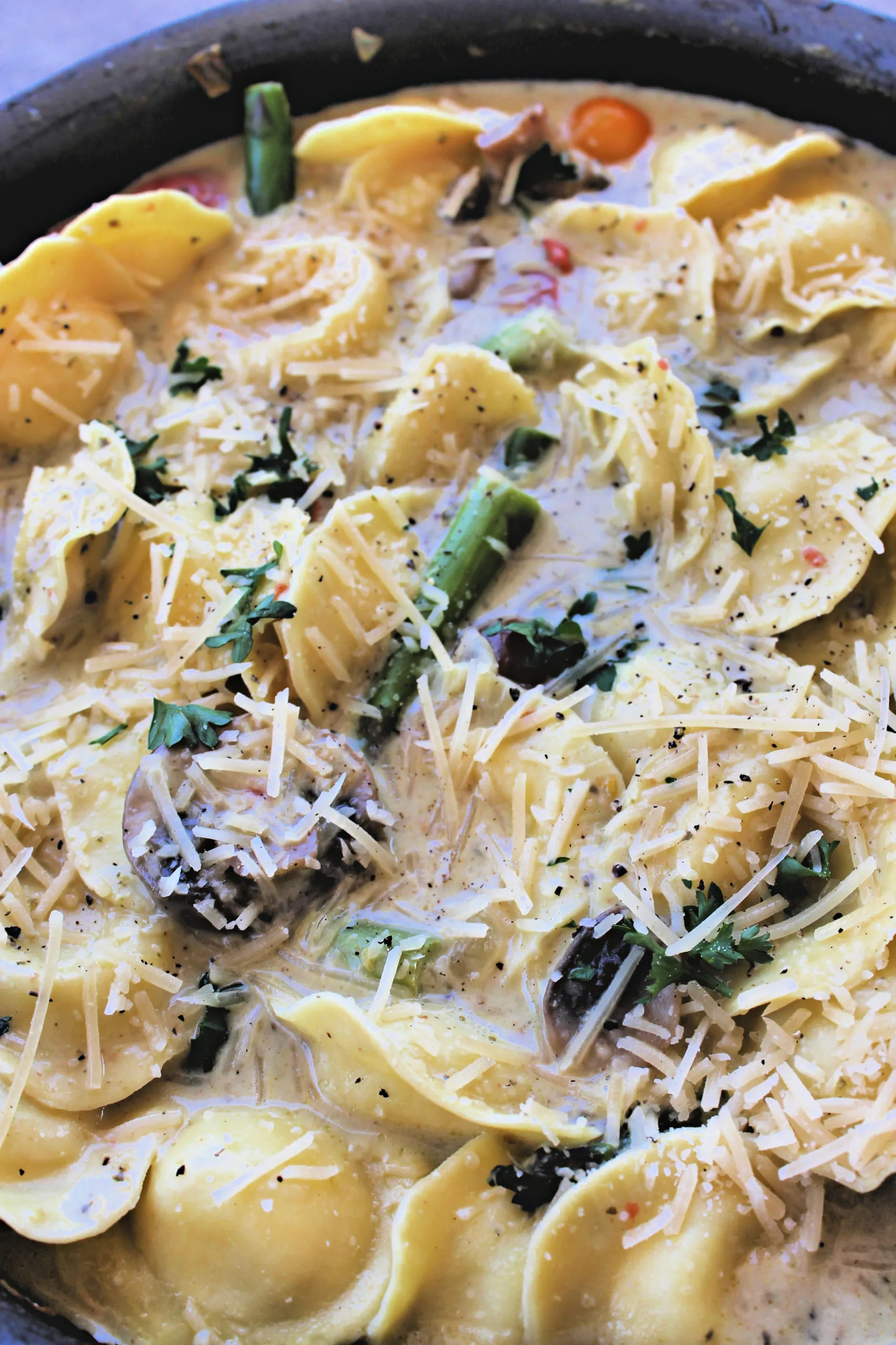 Sheet Pan Pesto Ravioli