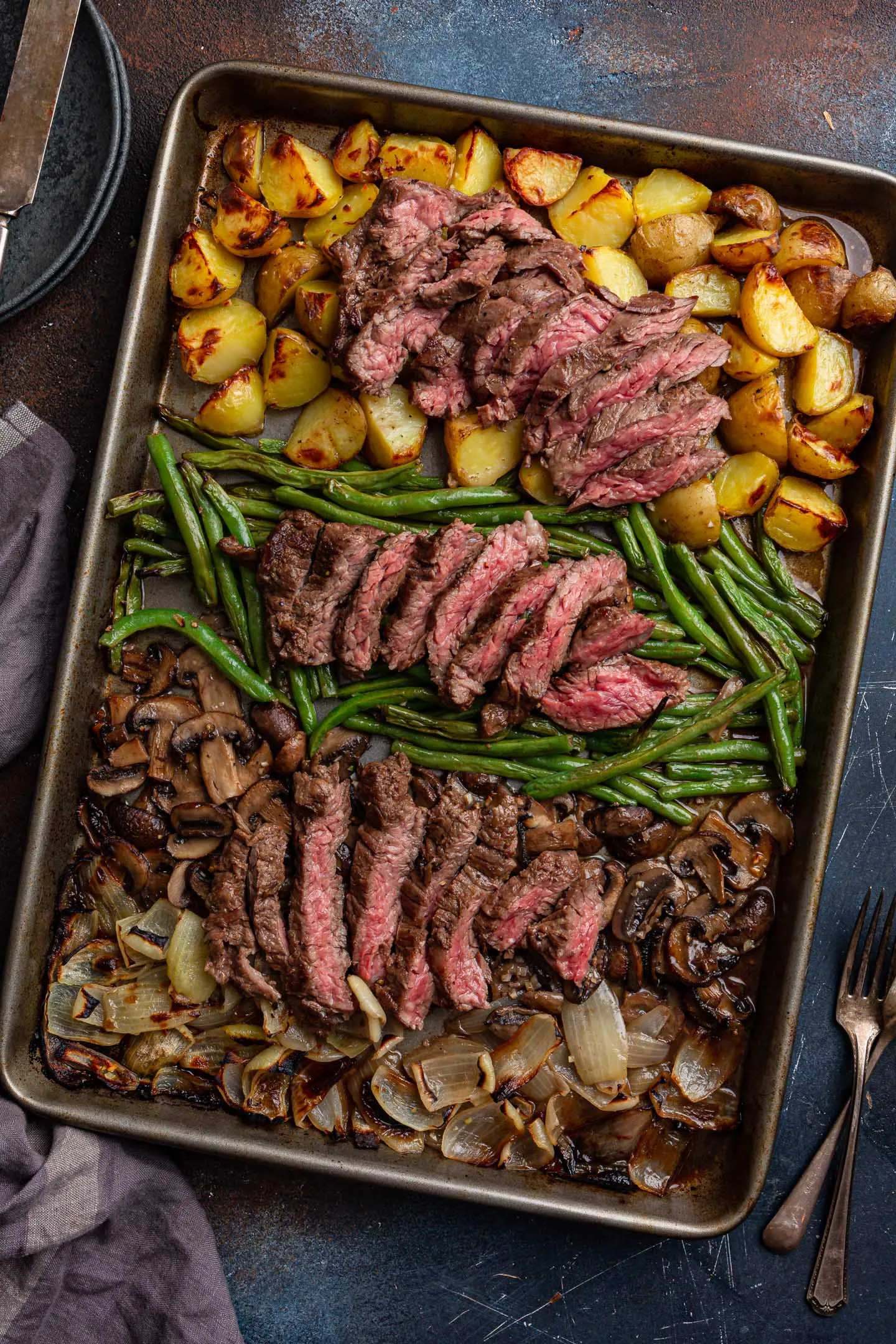 Sheet Pan Steak Veggies