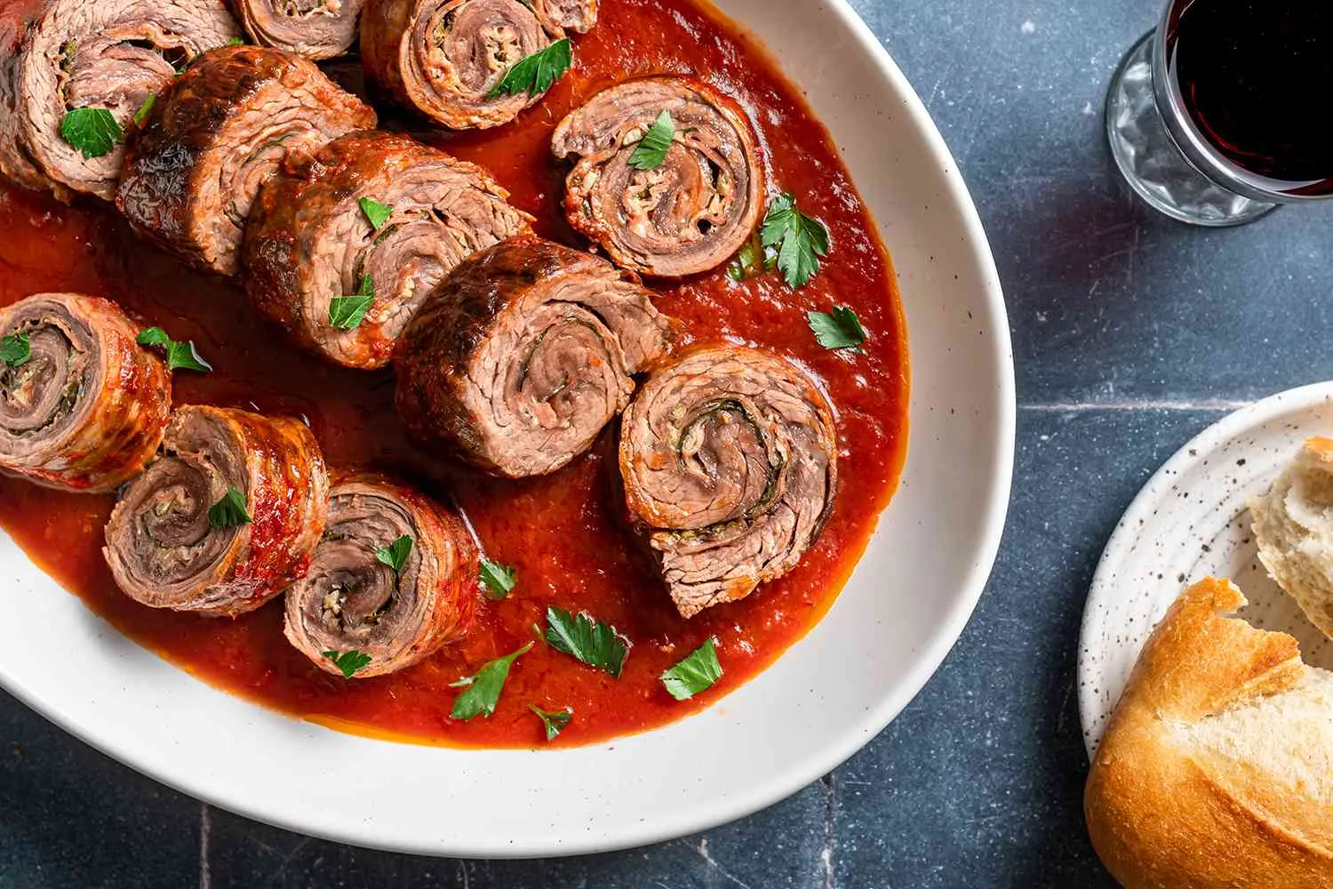 Short Cut Beef Braciole