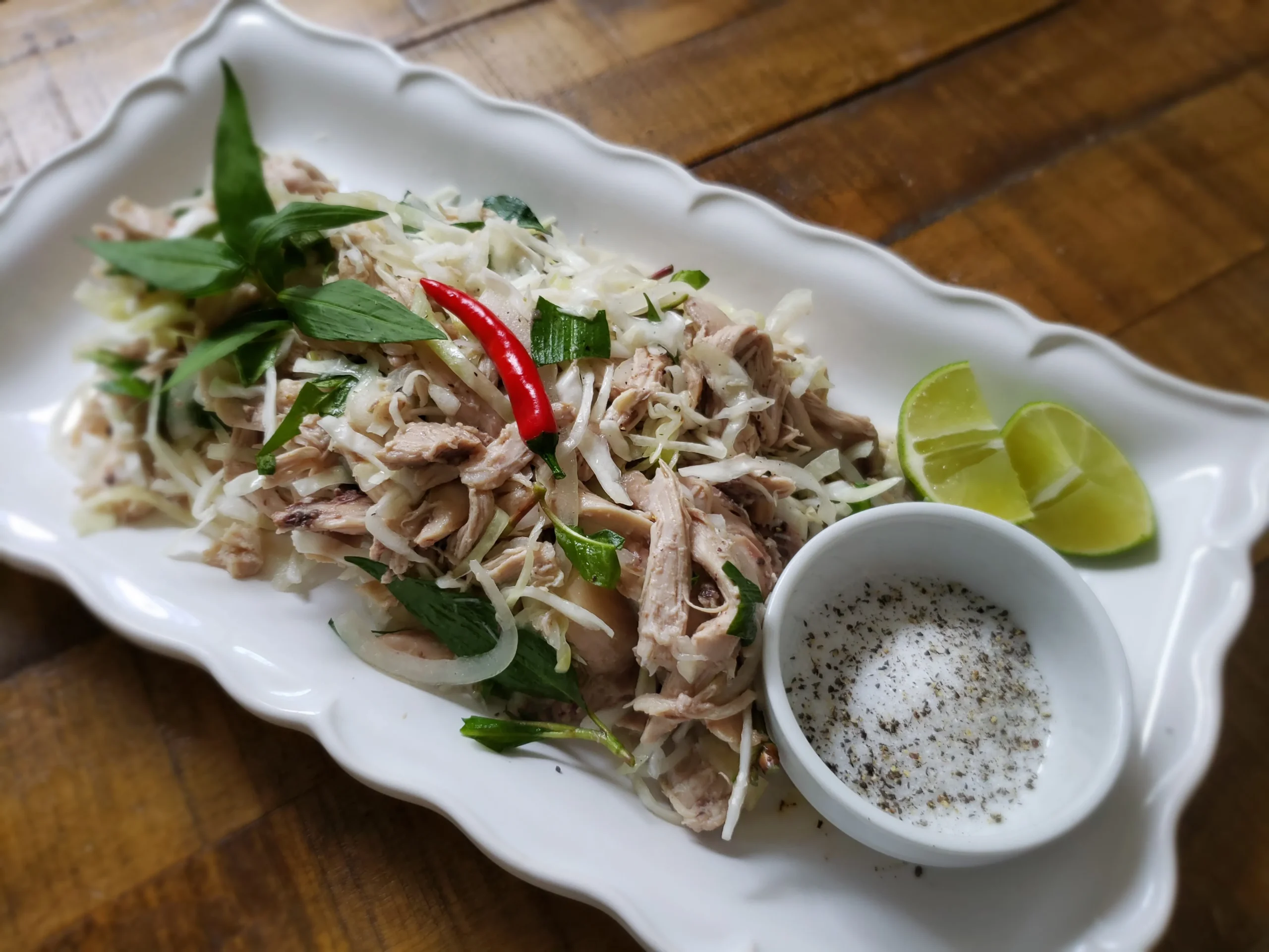 Shredded Cabbage and Chicken Salad (Ga Xe Phai)