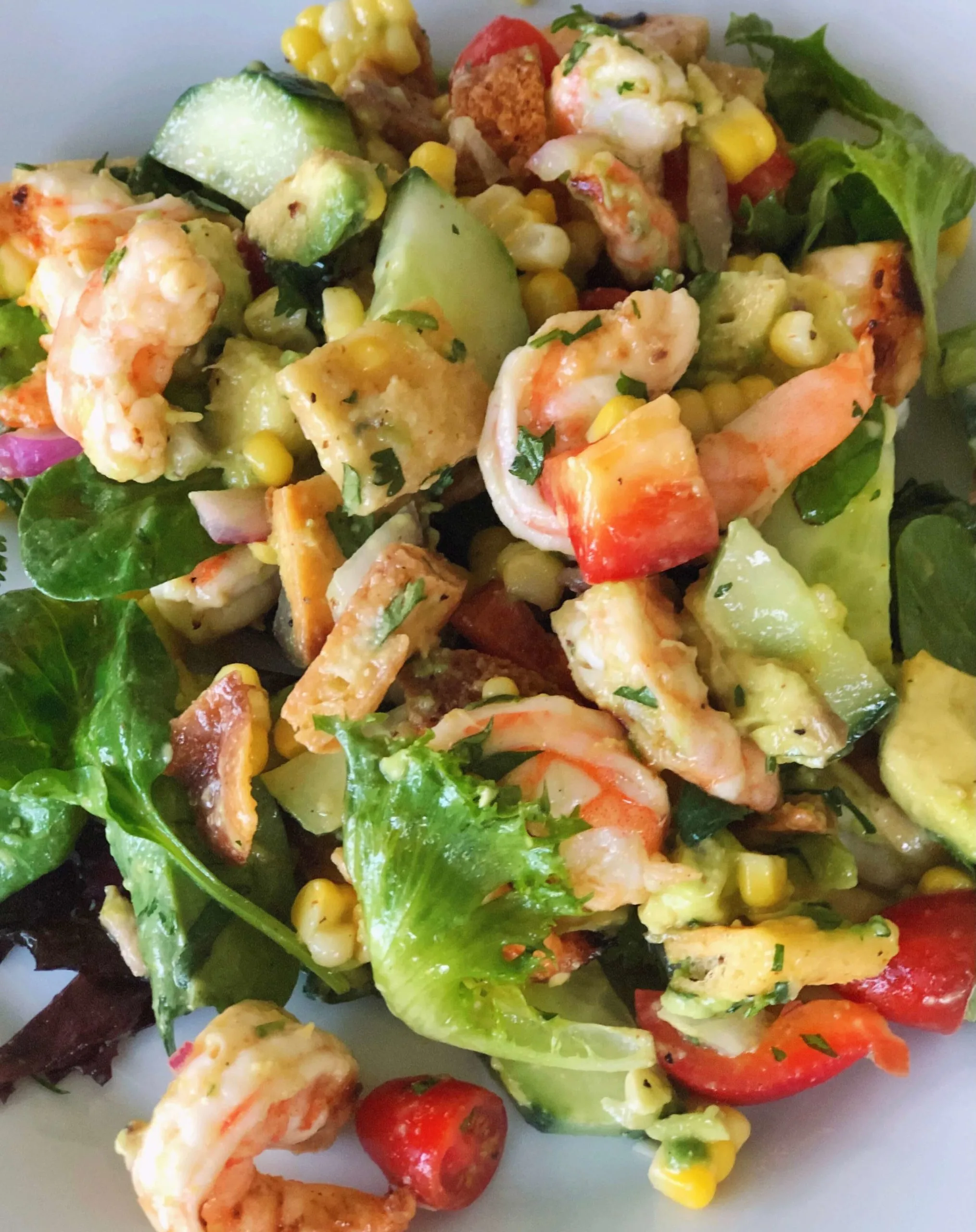 Shrimp Avocado Summer Salad
