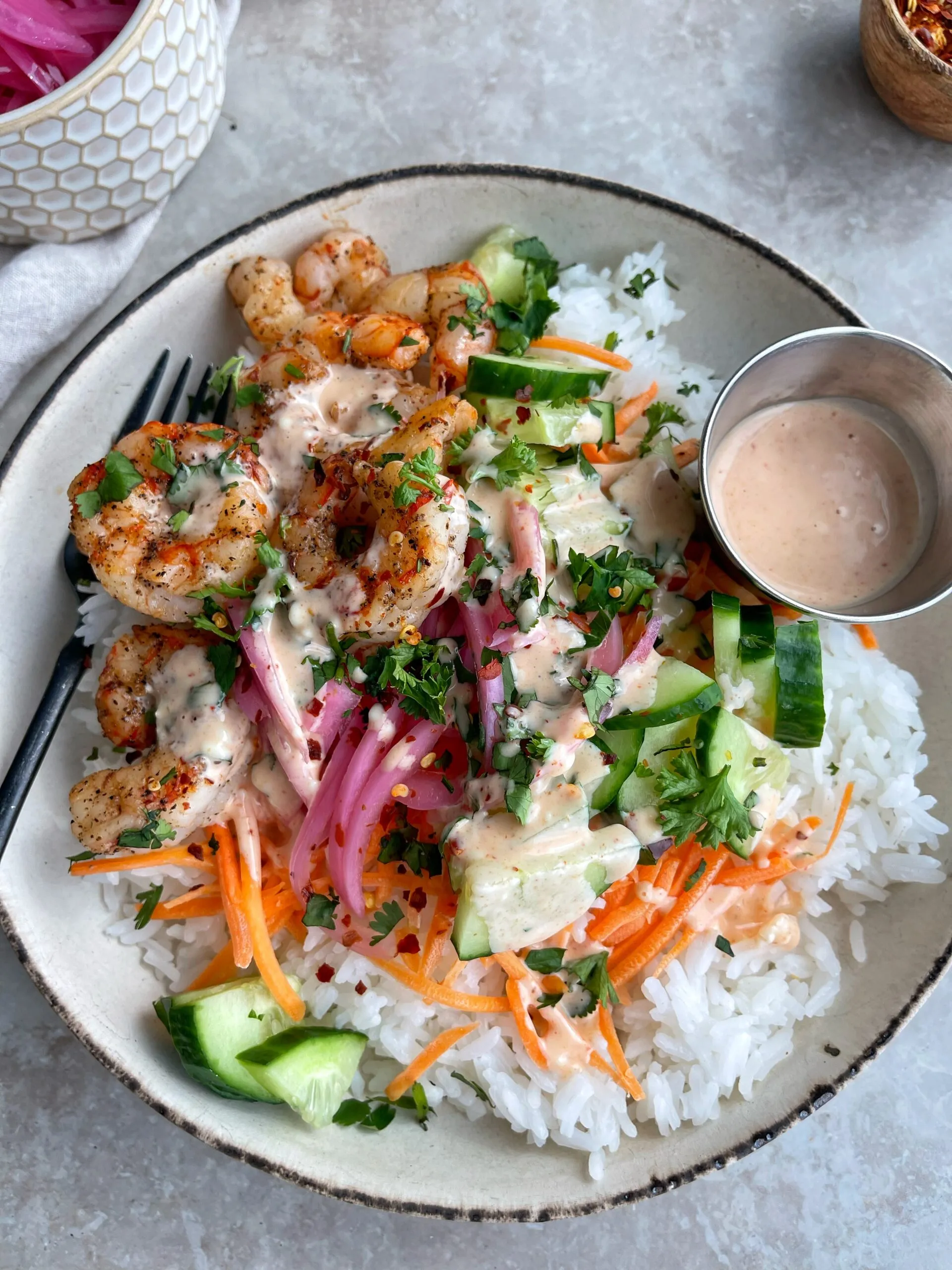 Shrimp and Rice Bowl