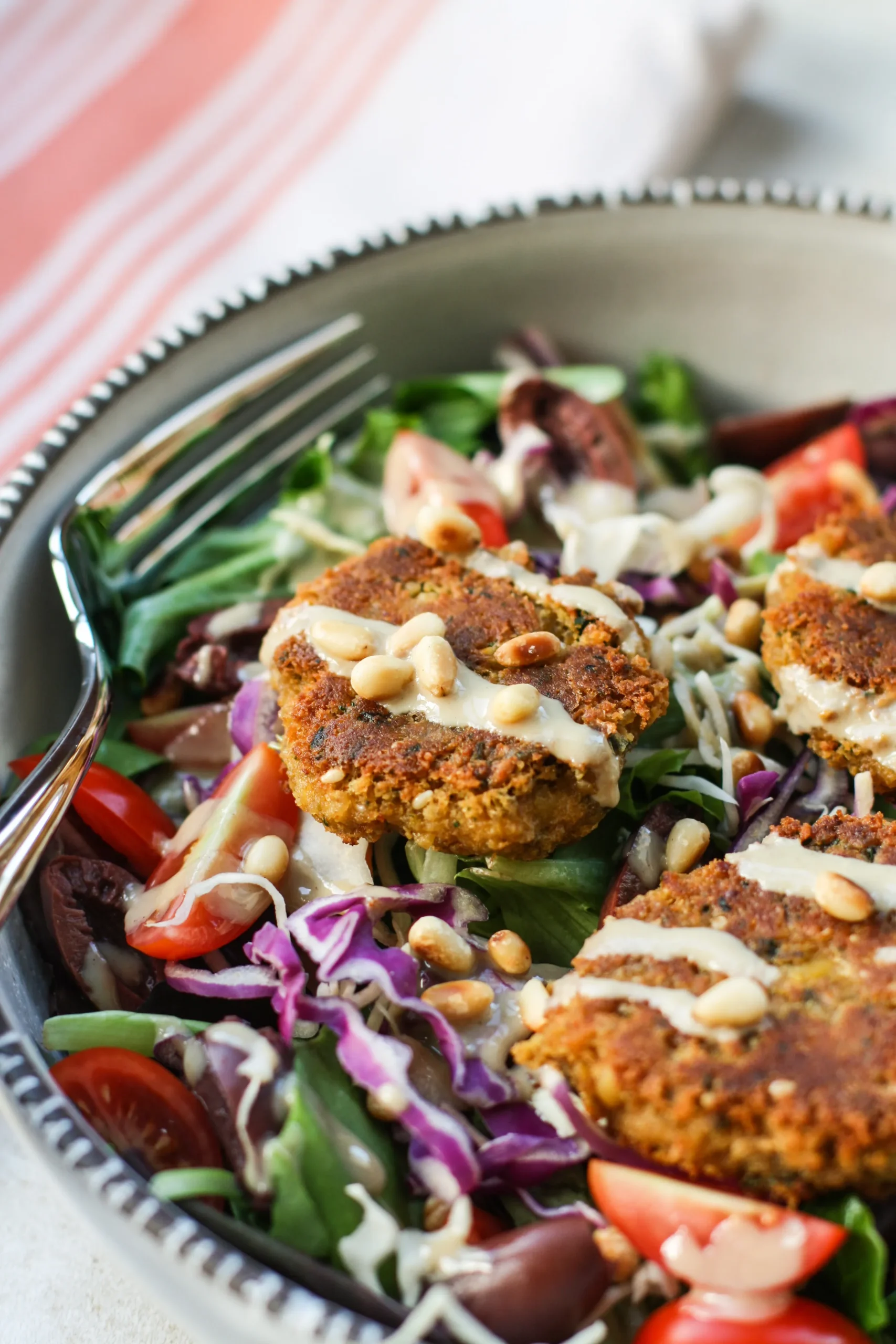 Simple Salad for Falafel
