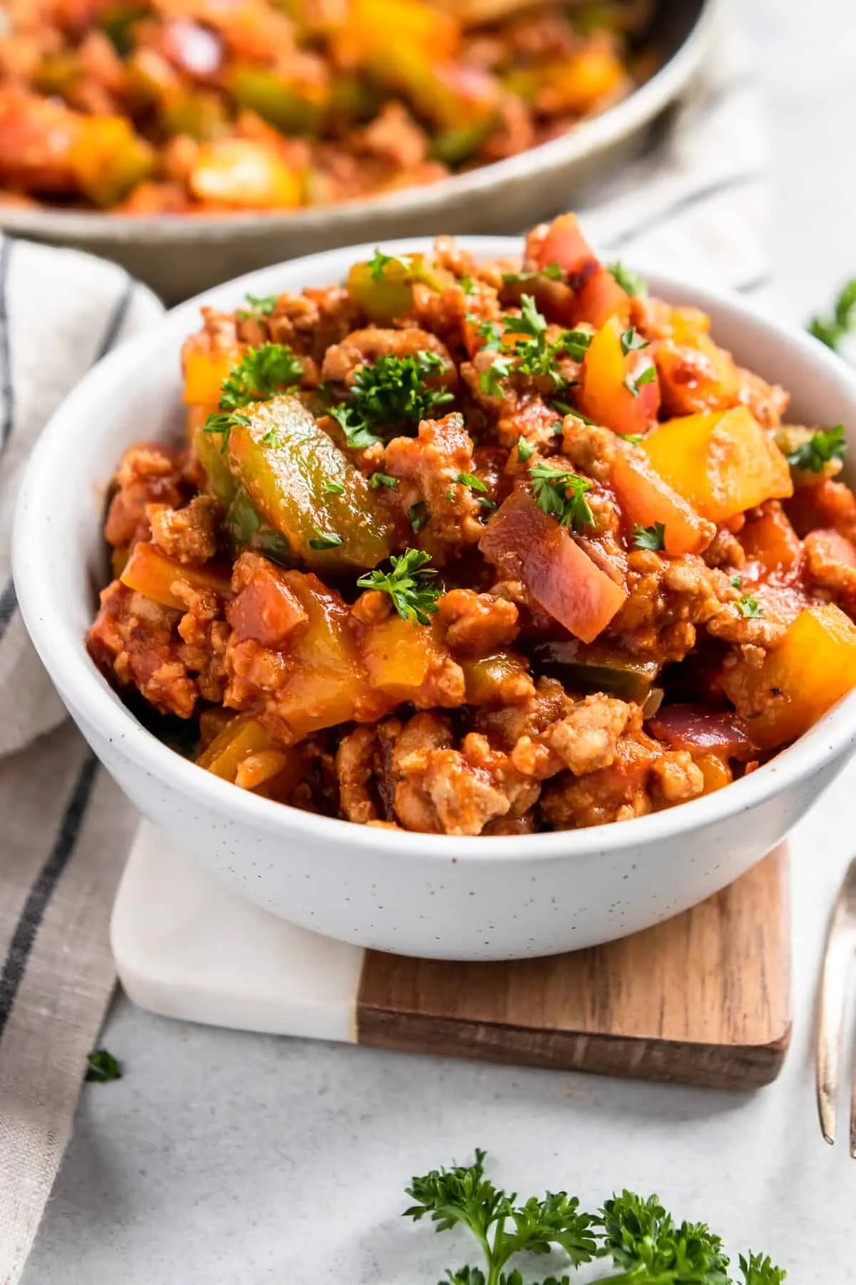 Simple Turkey Pepper Skillet