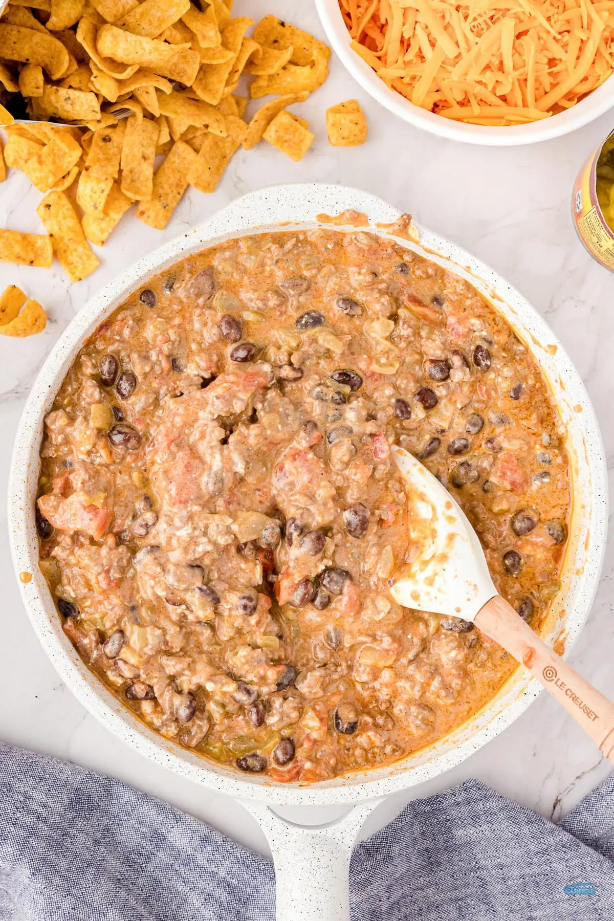 Skillet Walking Taco Bake