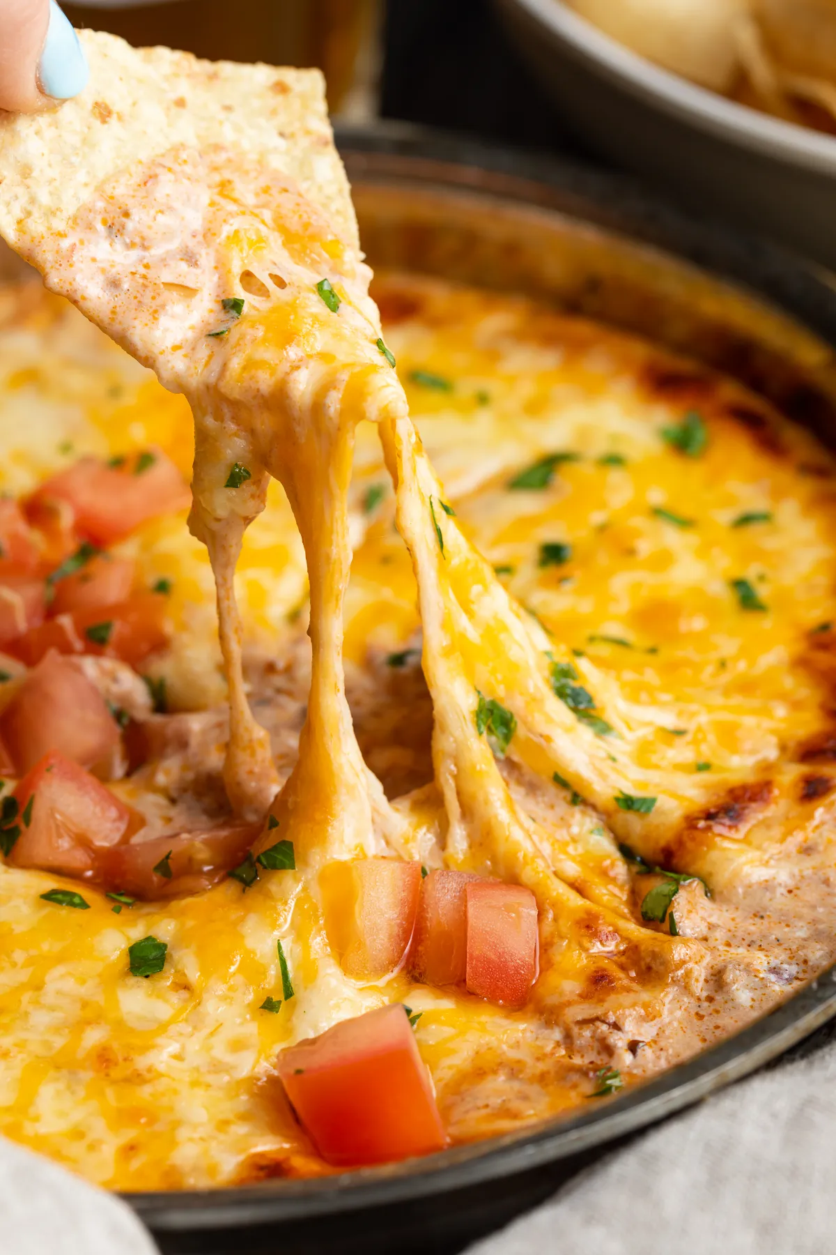 Skinny Chili Cheese Dip