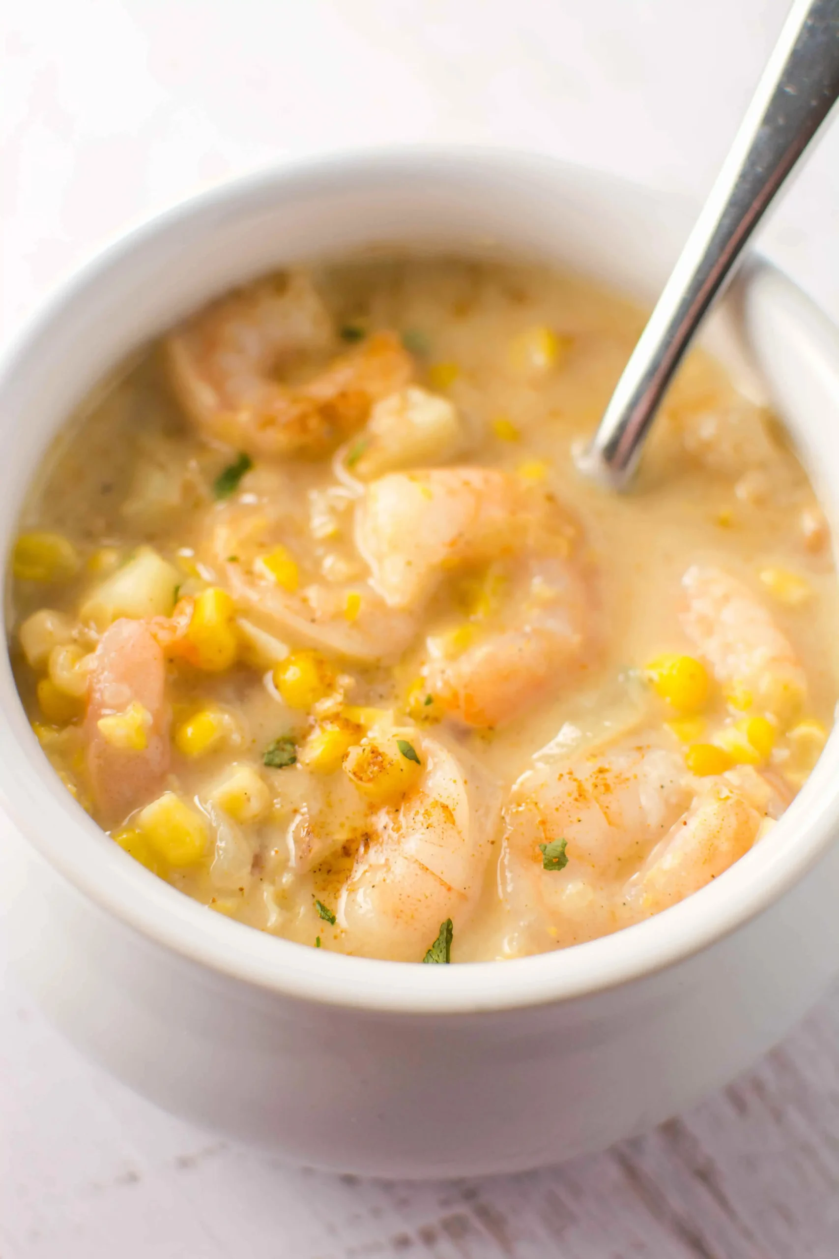 Slow Cooker Corn Shrimp Chowder