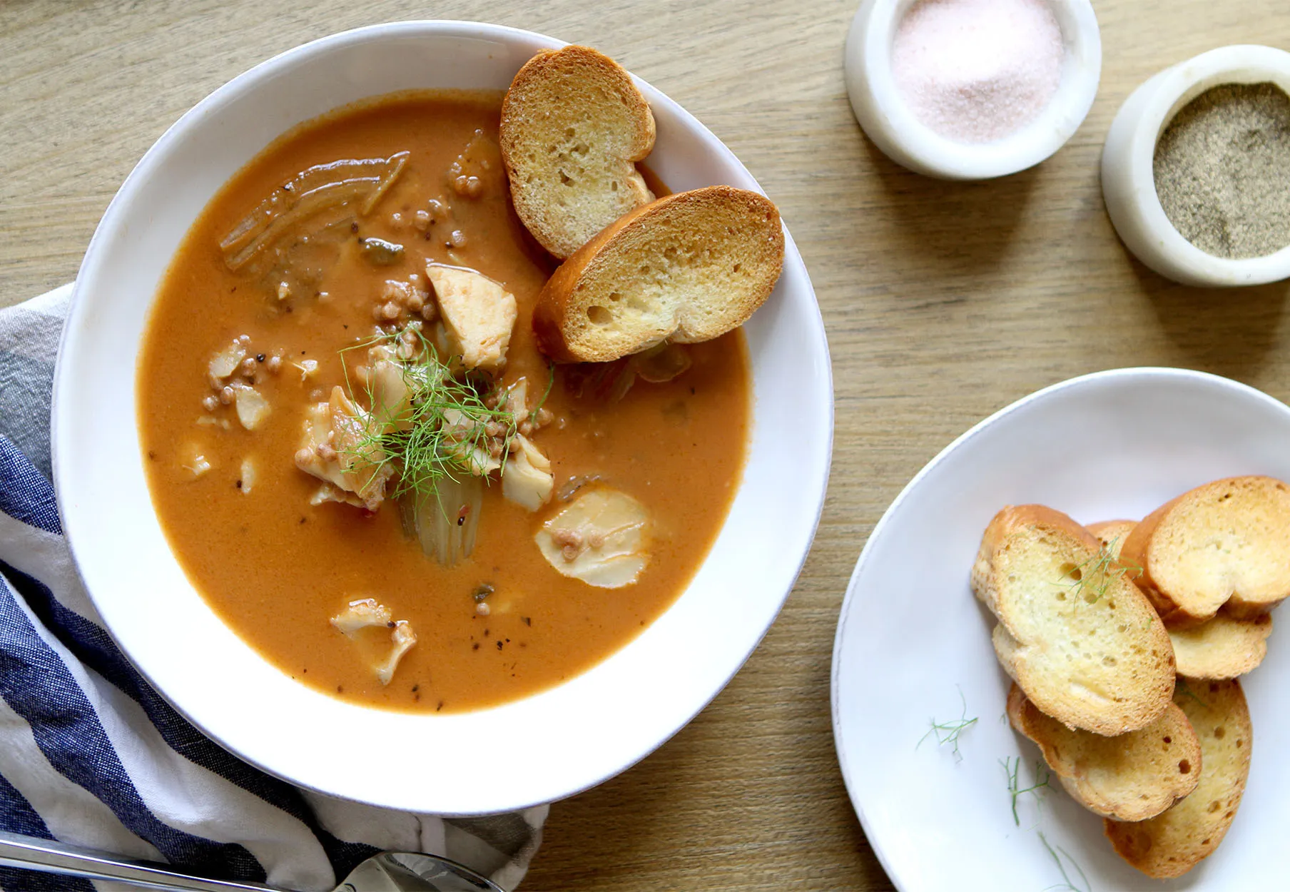 Slow Cooker Fish Fennel Couscous Stew