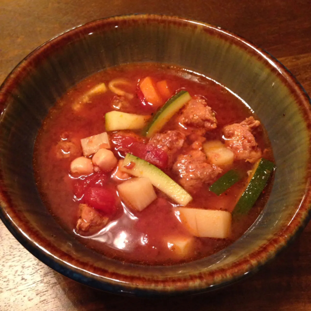 Slow Cooker Italian Sausage Vegetable Soup