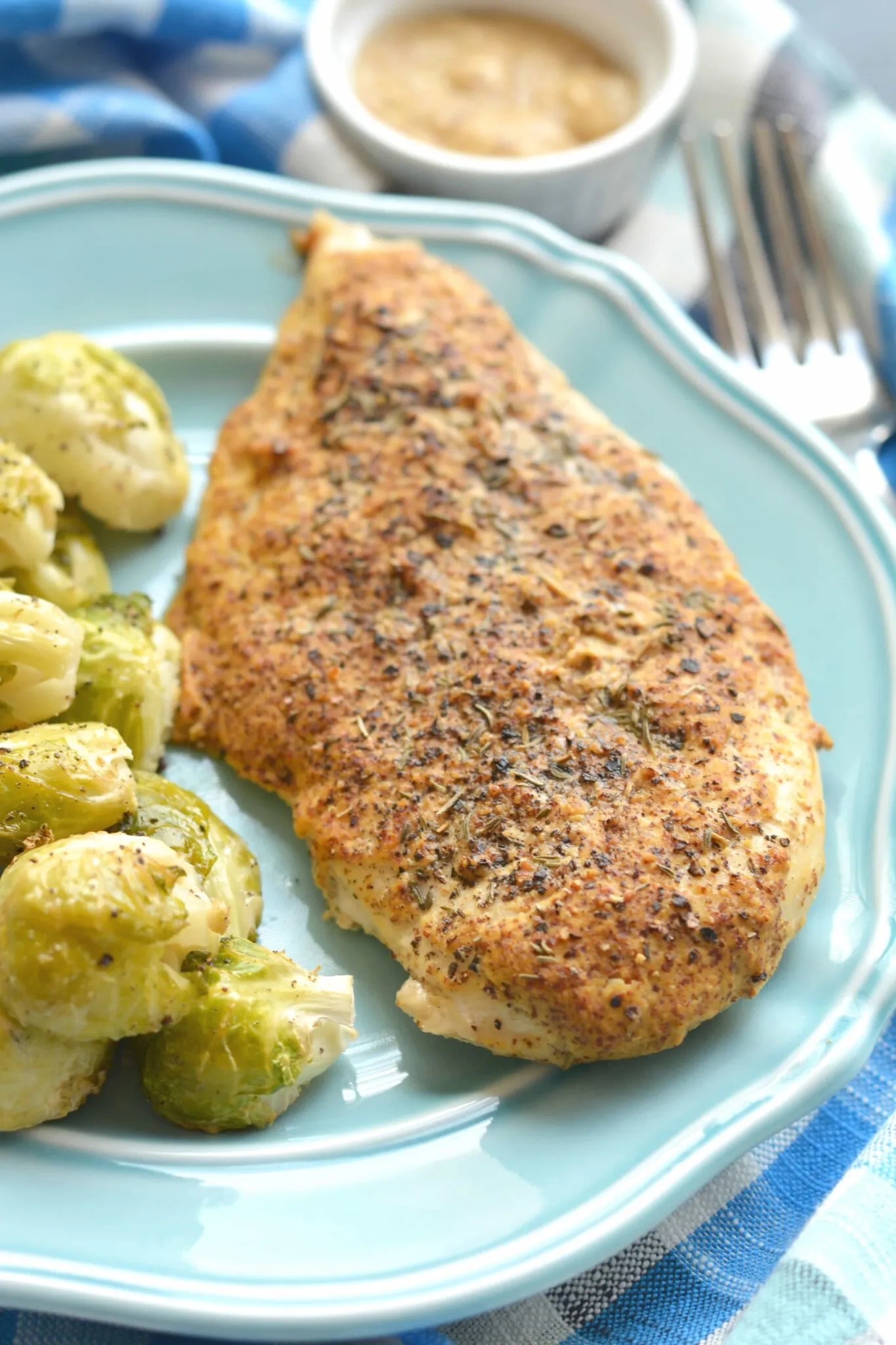 Slow Cooker Mustard Thyme Chicken