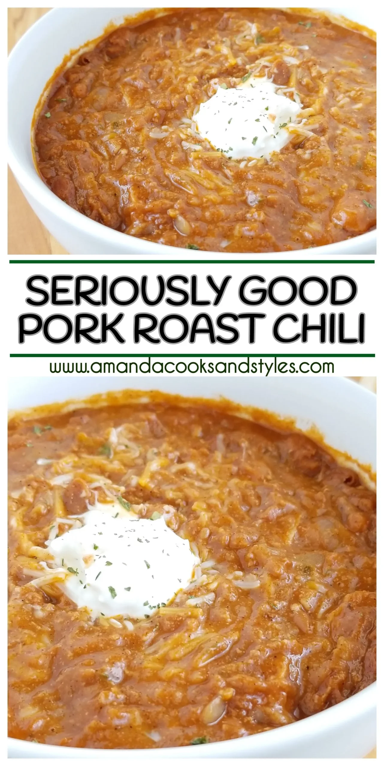 Slow Cooker Pork Roast Chili