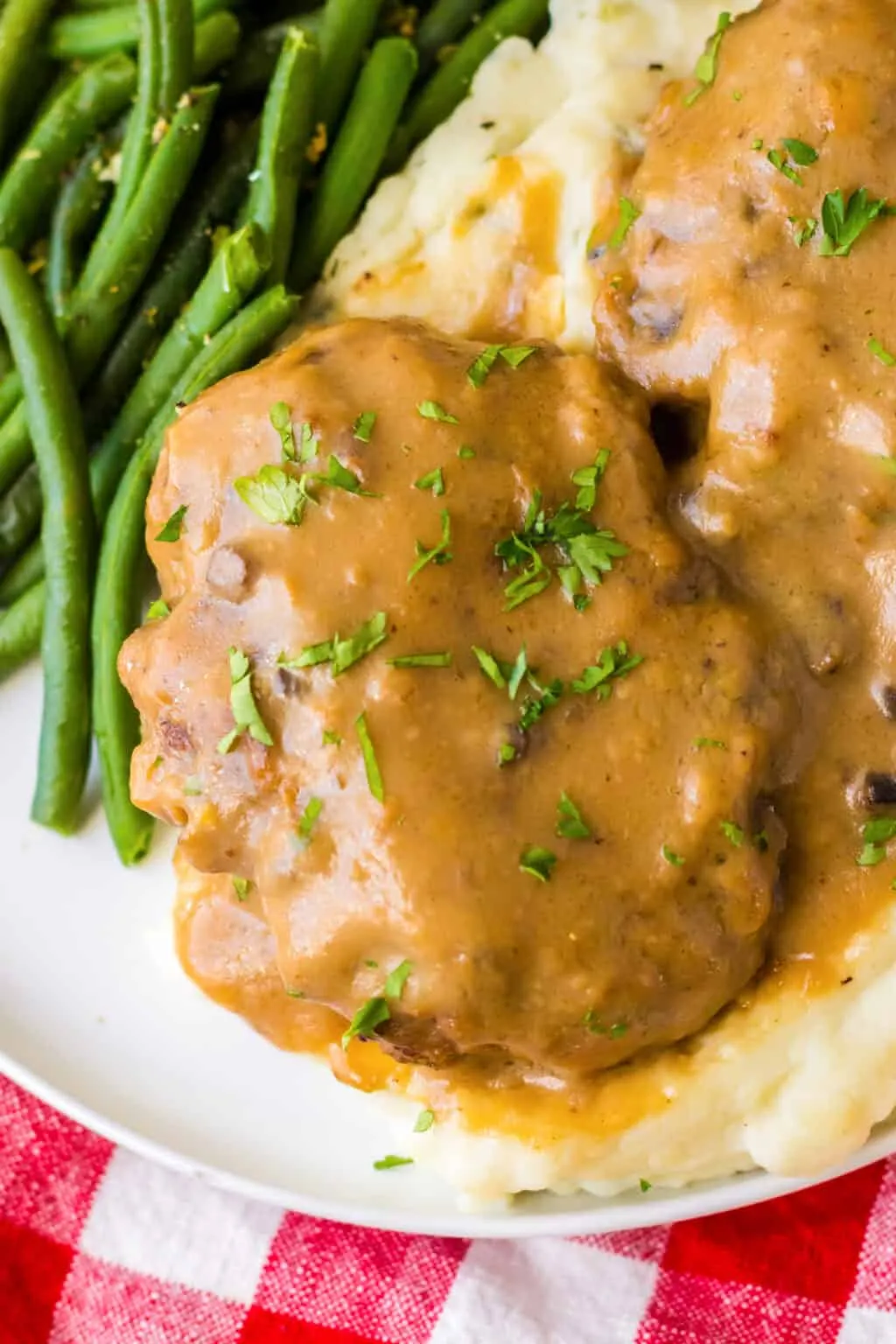Slow Cooker Salisbury Steak with Gravy