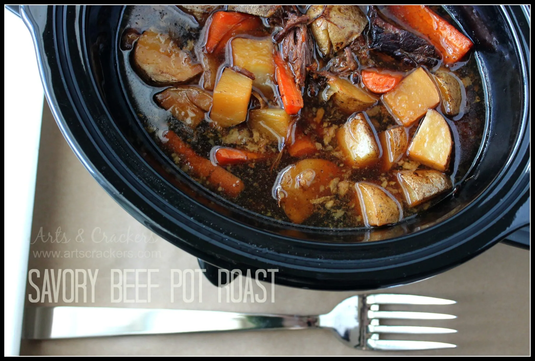 Slow Cooker Savory Beef Roast