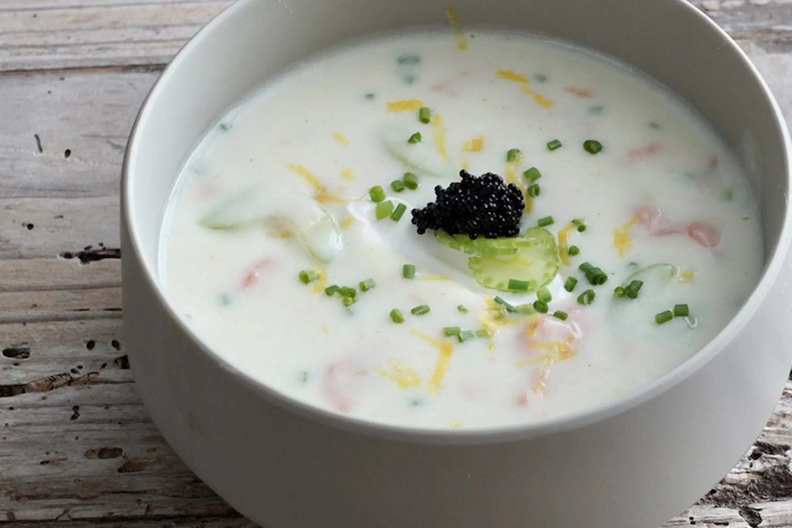 Slow Cooker Smoked Salmon Potato Leek Soup