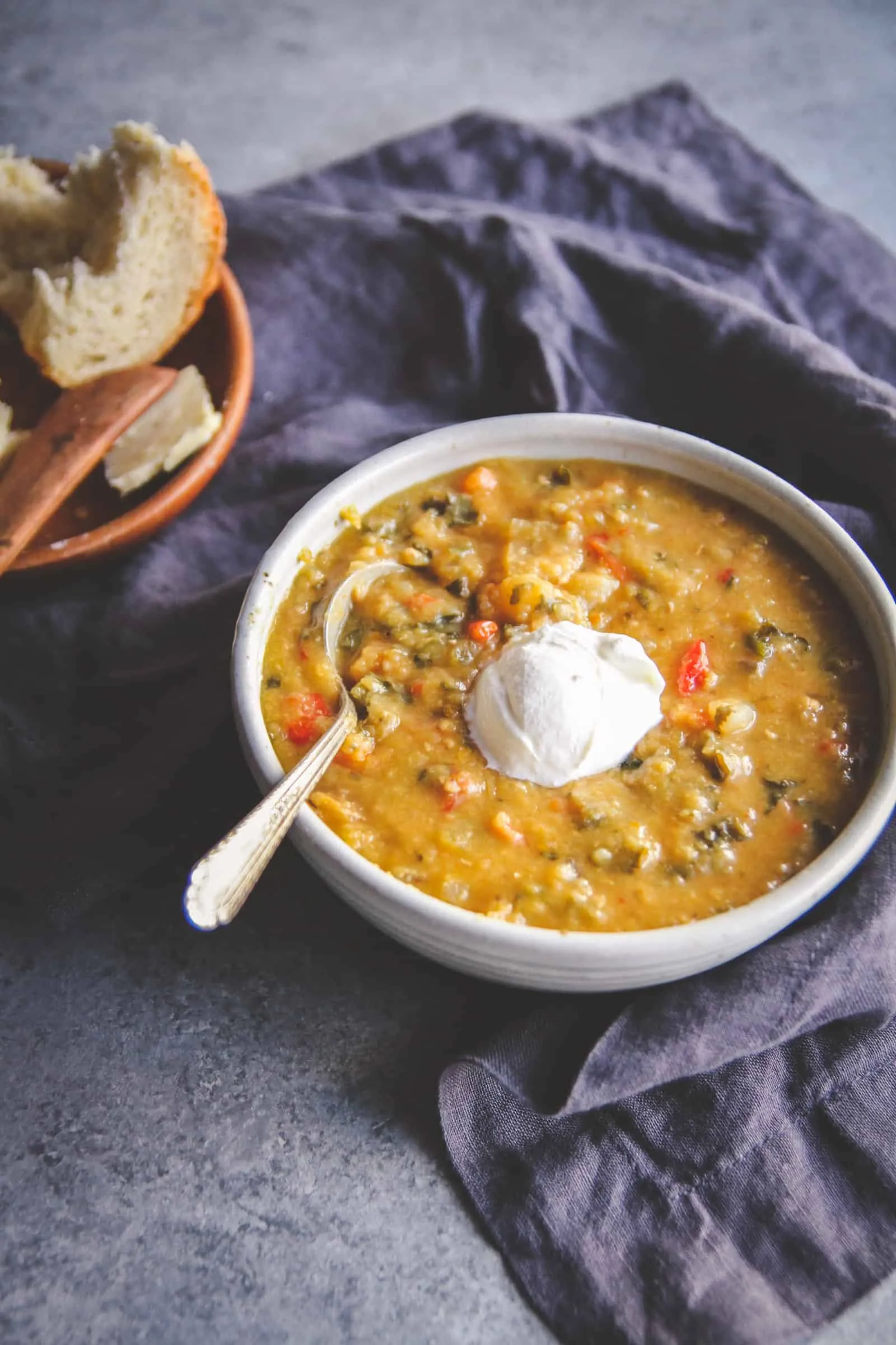 Slow Cooker Spicy Lentil Soup