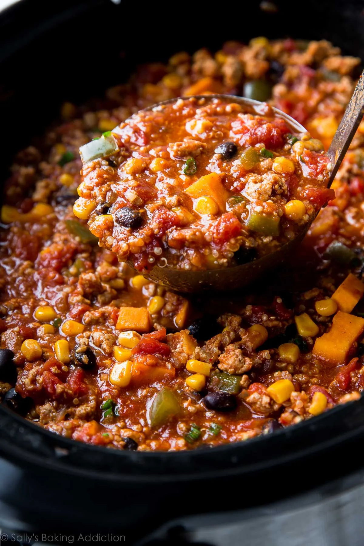 Slow Cooker Spicy Taco Chili