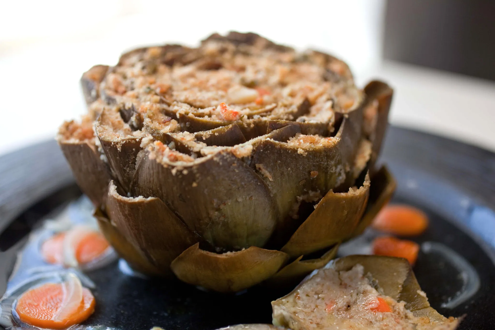 Slow Cooker Stuffed Artichokes