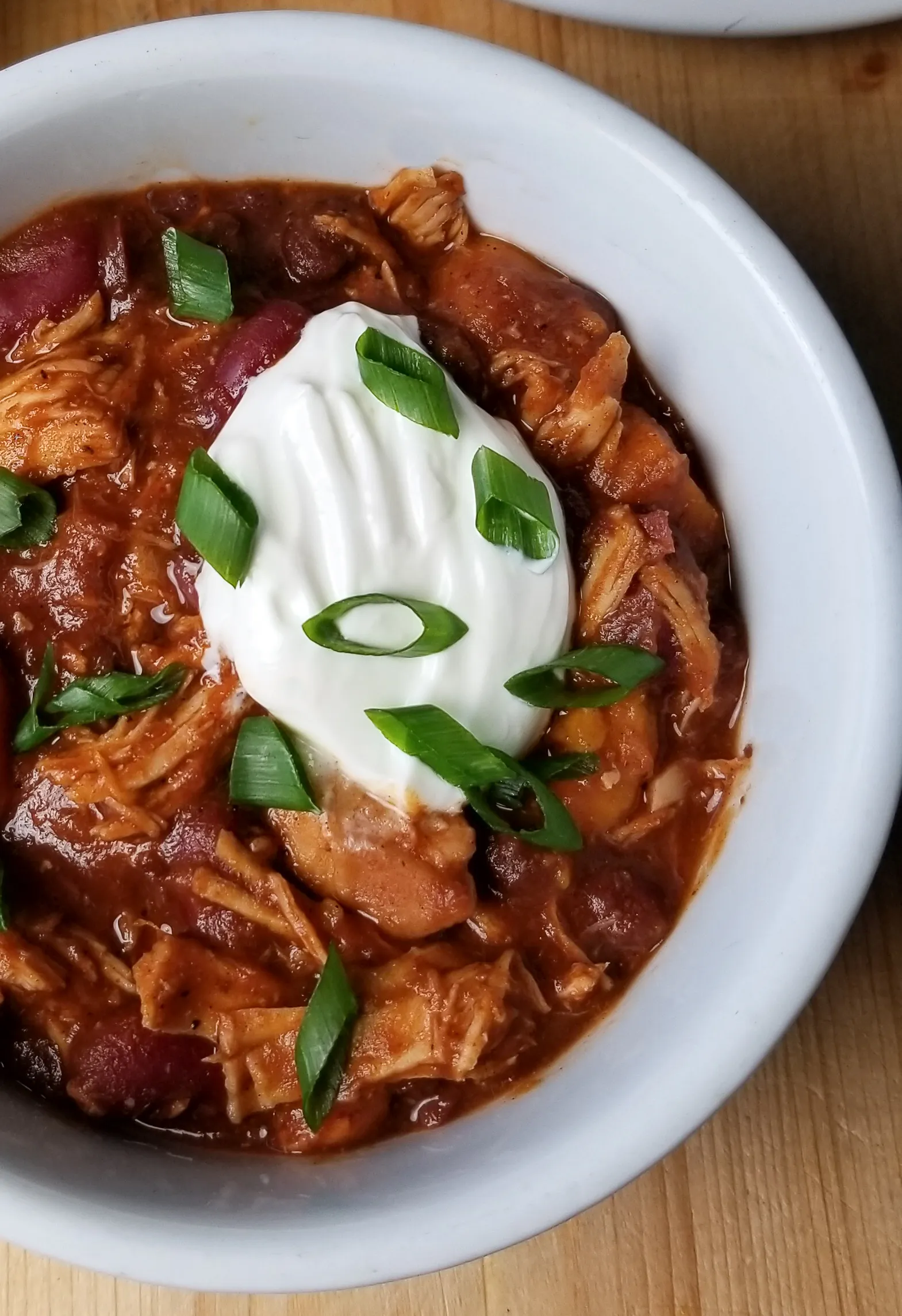 Slow Cooker Sweet Potato Chicken Chili