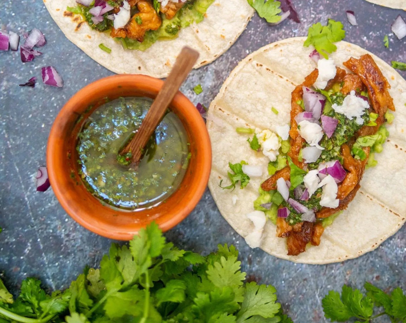 Slow Cooker Vegan Steak Tacos