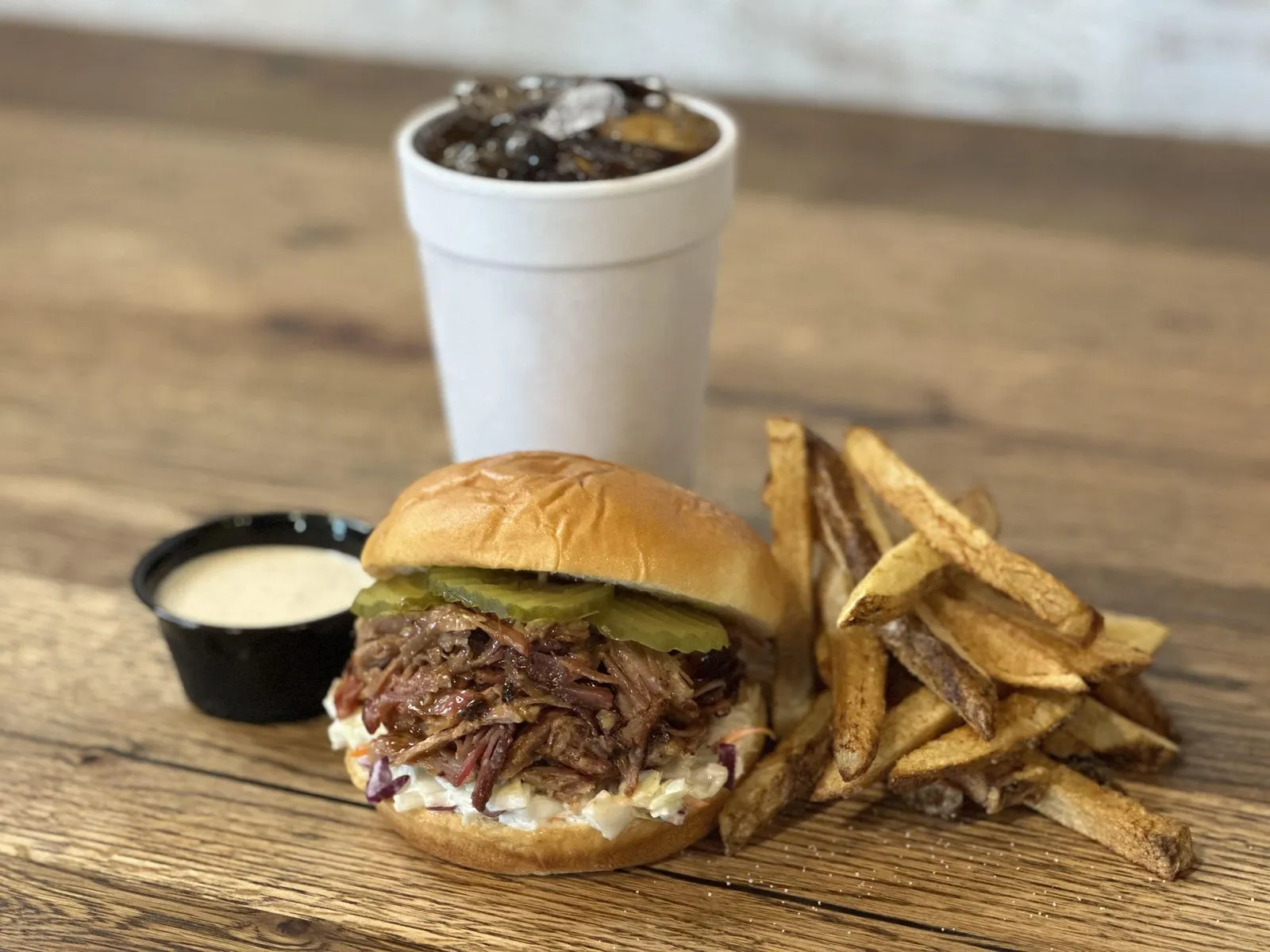 Smoked Pulled Wild Hog Sandwiches