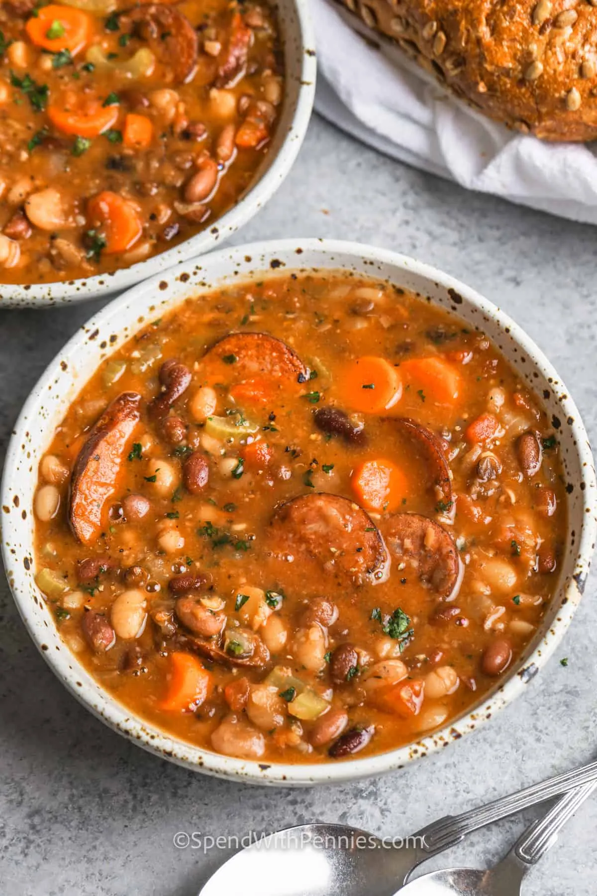 Smoked Sausage and Navy Bean Soup
