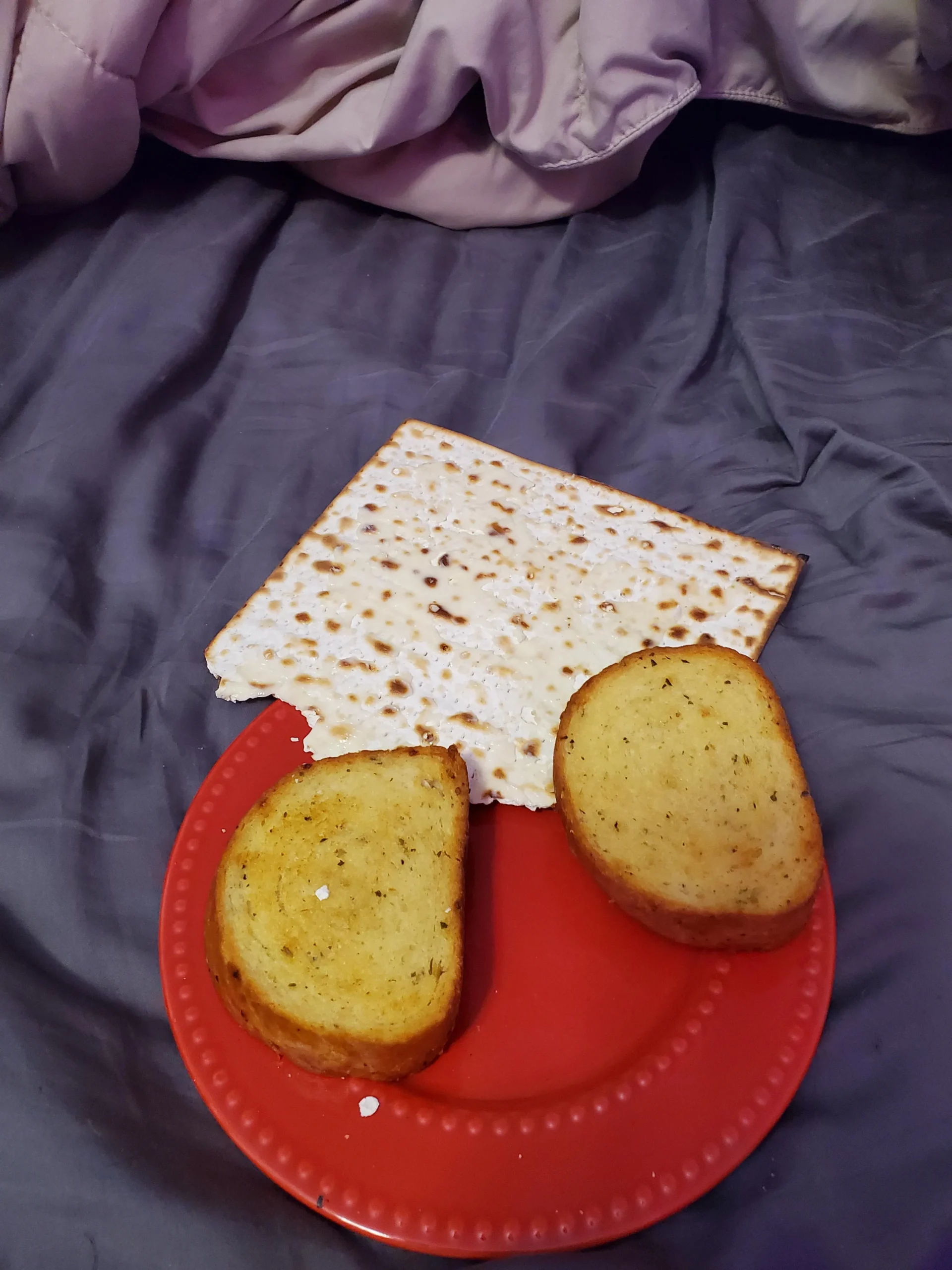 Smokey Texas Matzah Pizza Inspired by Anvil Pub's Texas Sage